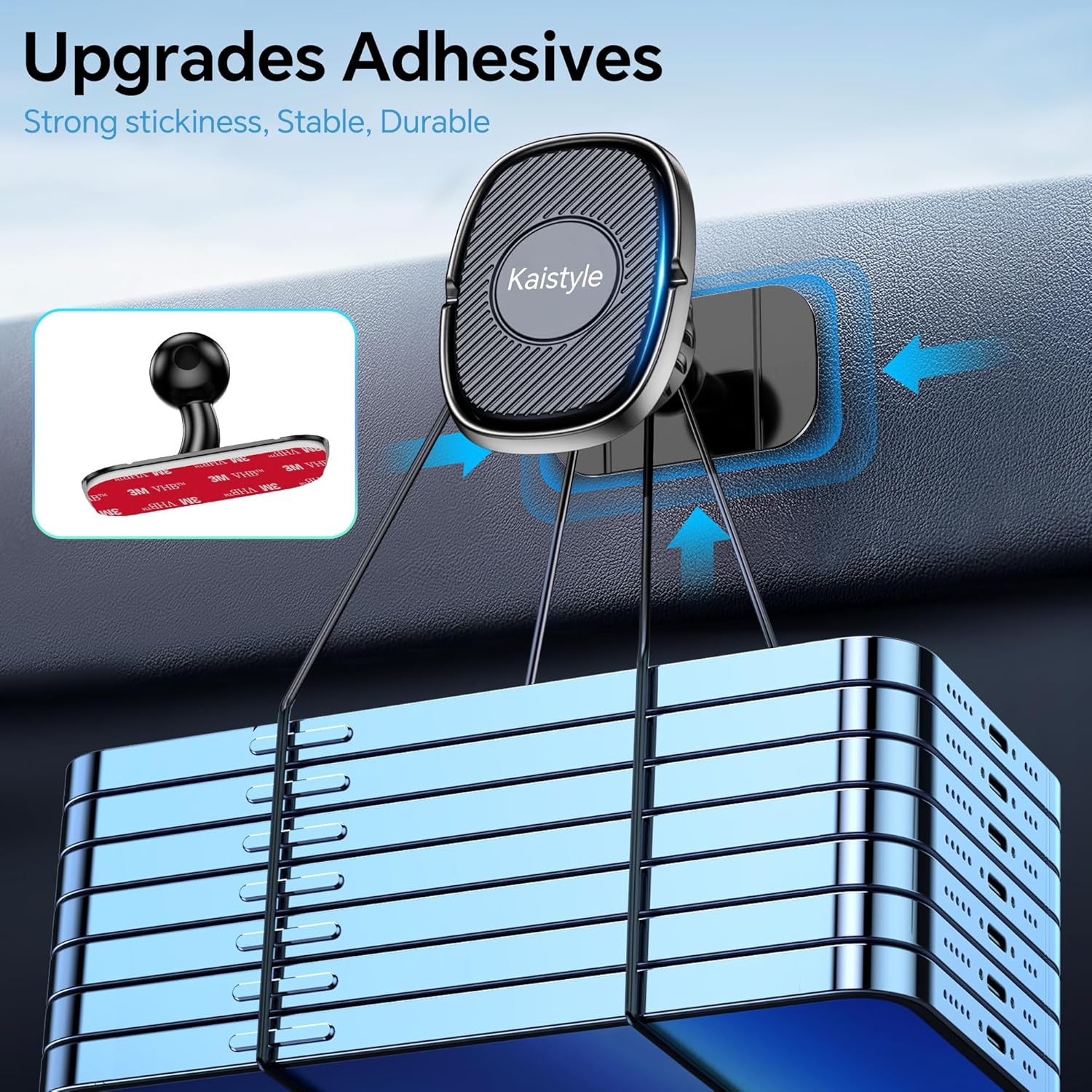 Magnetic Phone Holder for Car iPhone Magnetic car Mount for Cell Phone Phone Holders for Car Magnetic Phone Mount Holder for All Tablet & Smartphones