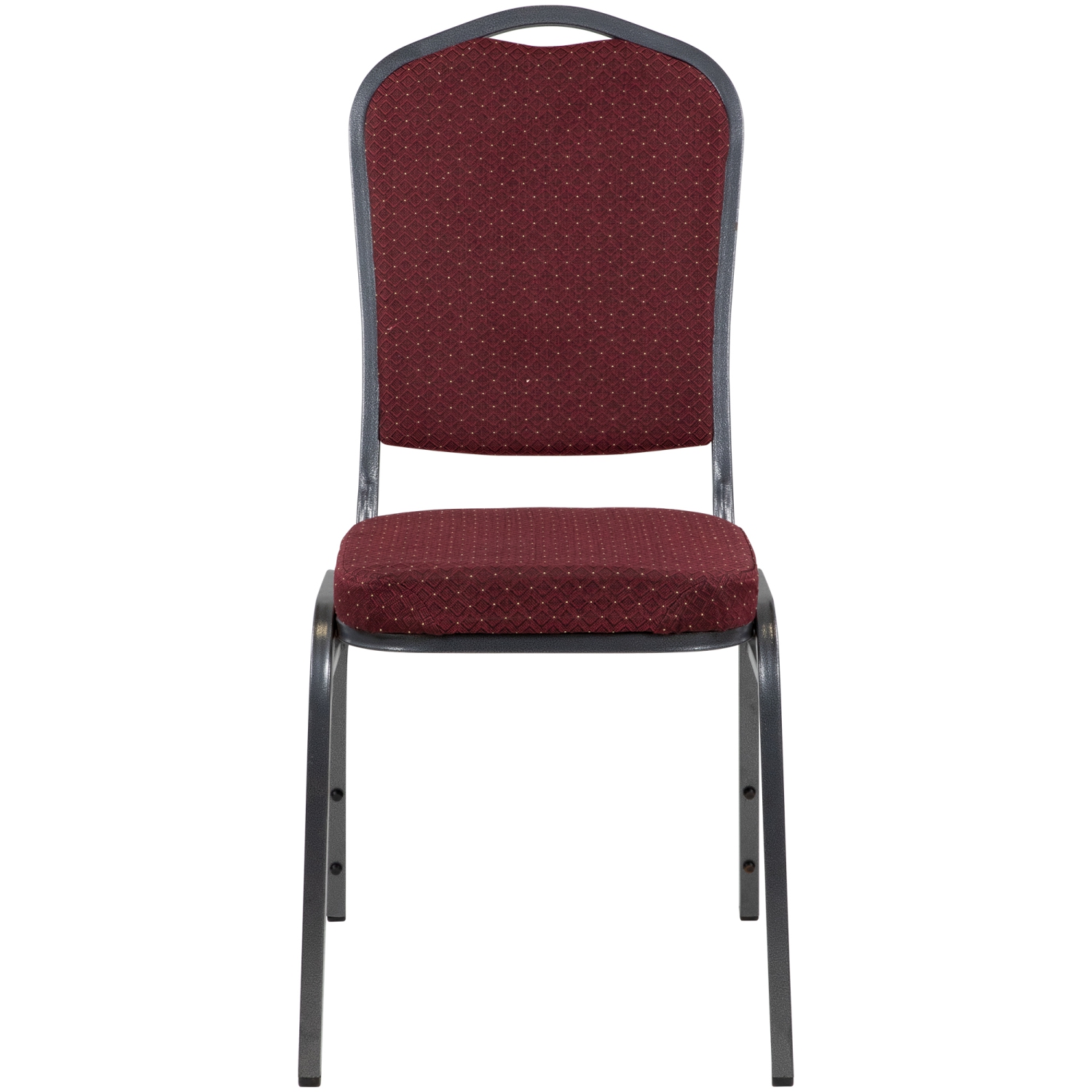 Crown Back Stackable Banquet Chair - Red