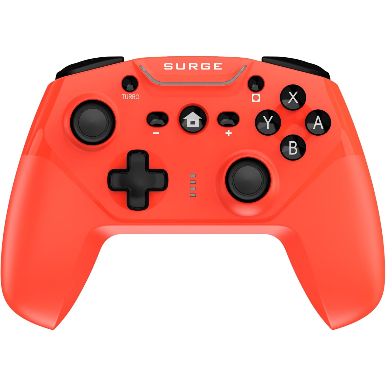 Refurbished- Surge Wireless Pro Controller For Nintendo Switch- Neon Red