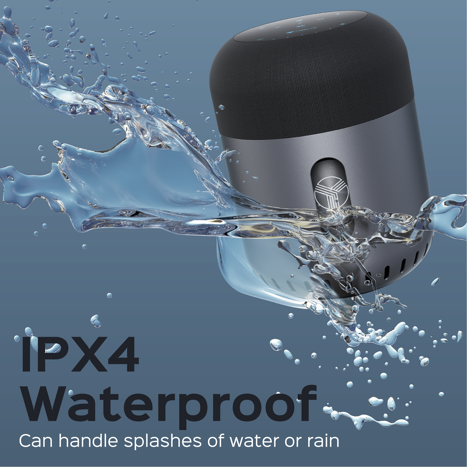 TREBLAB HD-360 Pro, High-Performance Wireless Speaker with 5 Dynamic Drivers, 8 Bass Radiators and Subwoofer, Powerful 360° Surround Sound, Metal