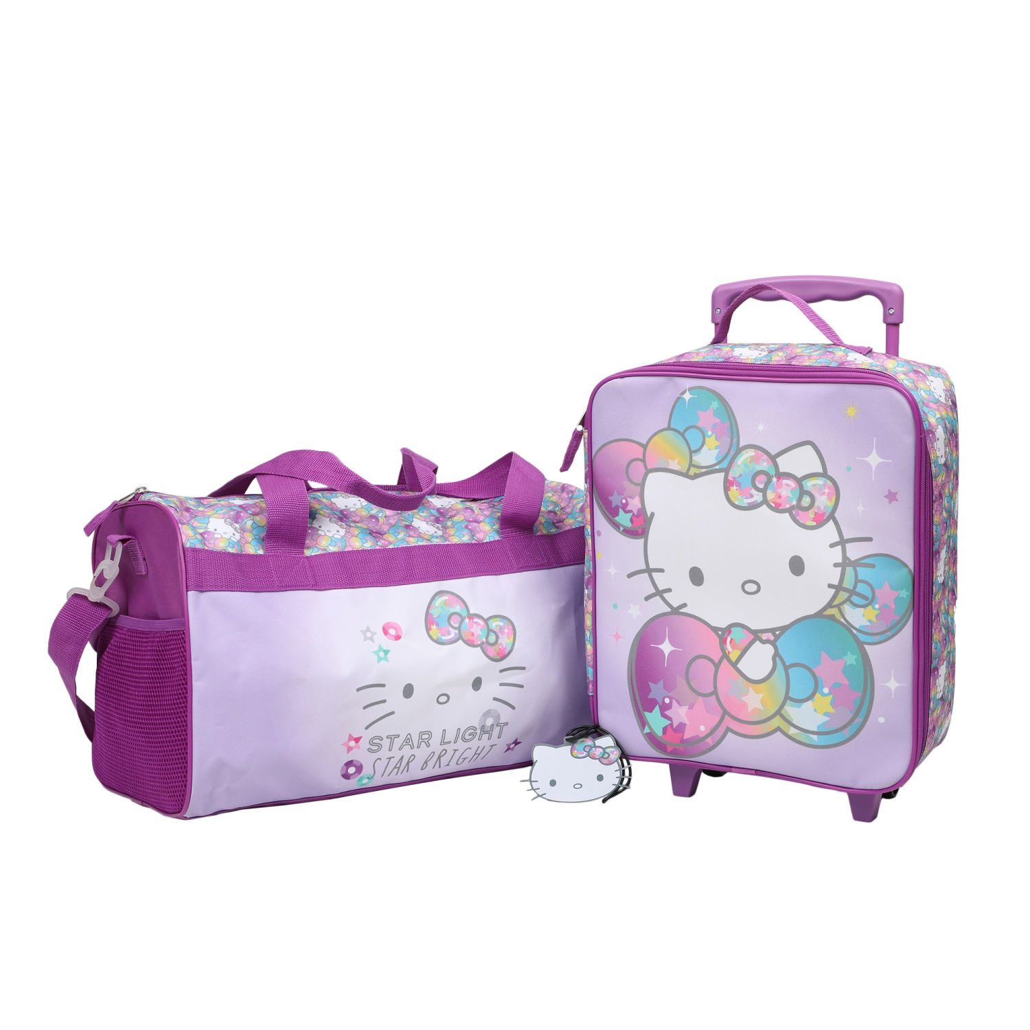 Hello Kitty Starshine 14" Kids Suitcase 3 Piece Travel Set