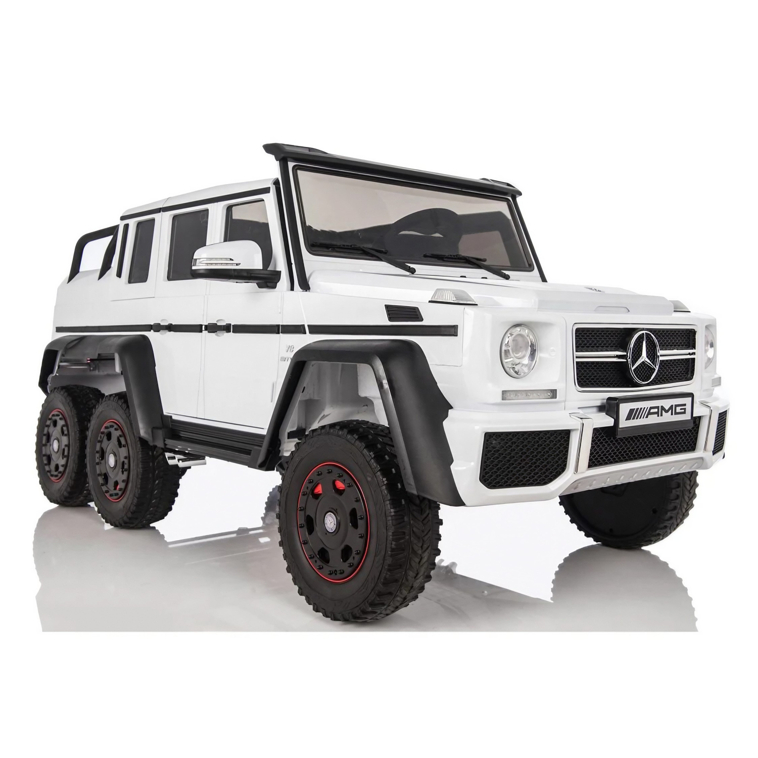 Zoom Buggeez Licensed Mercedes Benz AMG G63 G Wagon 6 Wheel 24V DELUXE Two Seater Kids Ride On Car