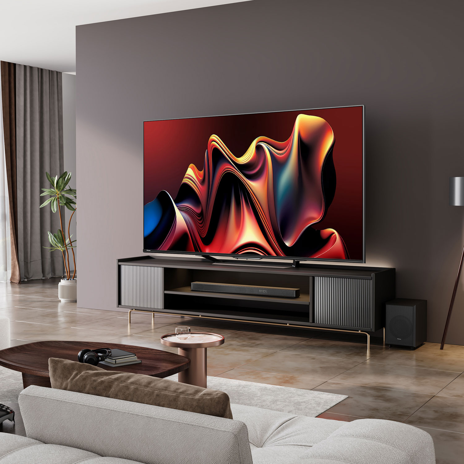Téléviseur intelligent Android QLED HDR UHD 4K série U78N de 85 po de Hisense - 2024