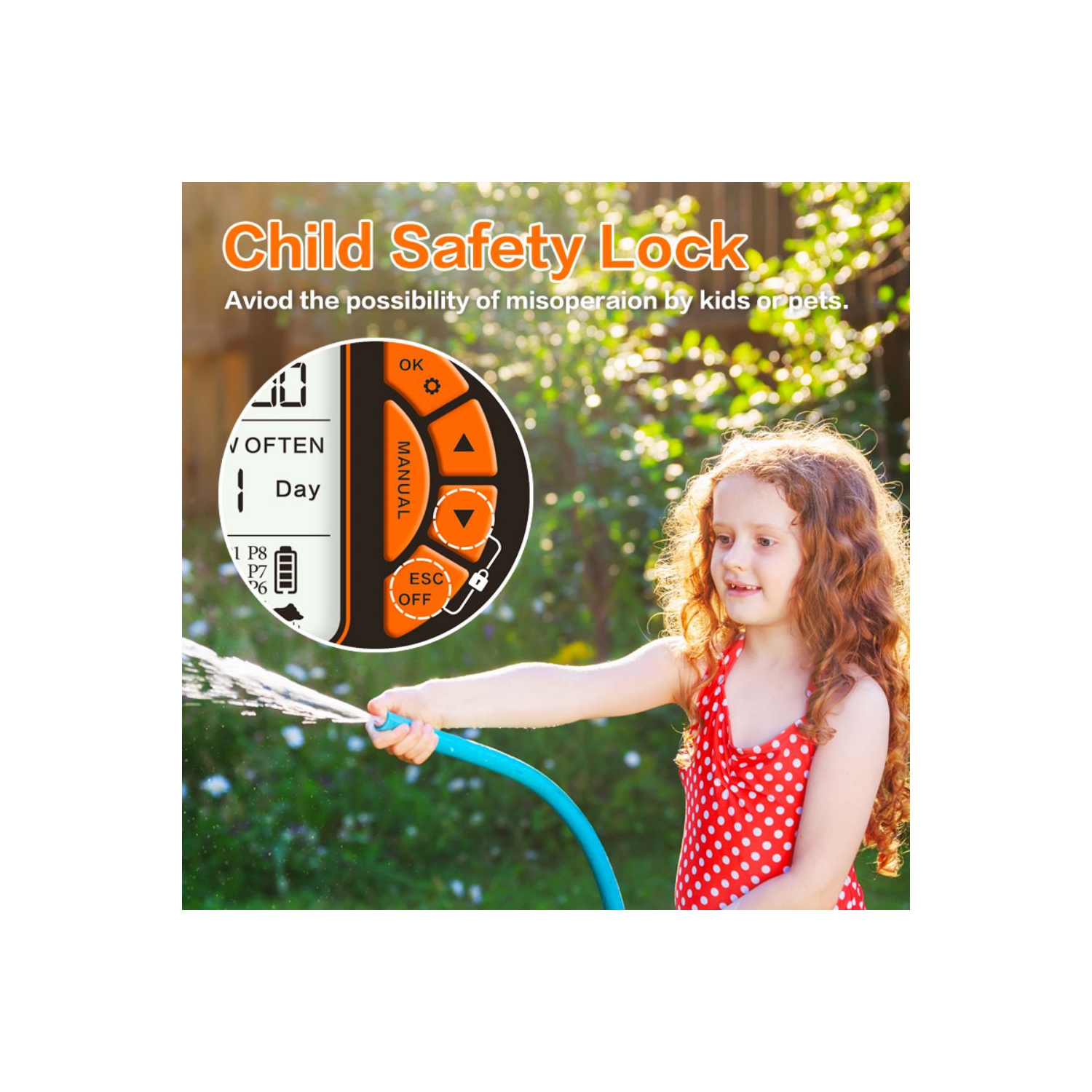 axGear Garden Automatic Water Timer Programmable Irrigation Controller Plan Watering