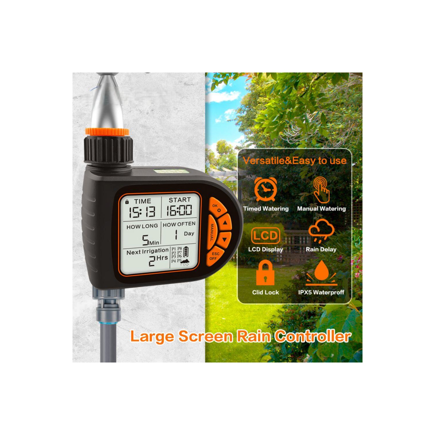 axGear Garden Automatic Water Timer Programmable Irrigation Controller Plan Watering