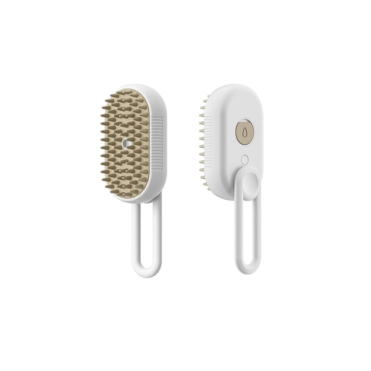 axGear Pet Grooming Brush Cat Dog Hair Cleaning Massage Comb w/ Water Liquid Inlet