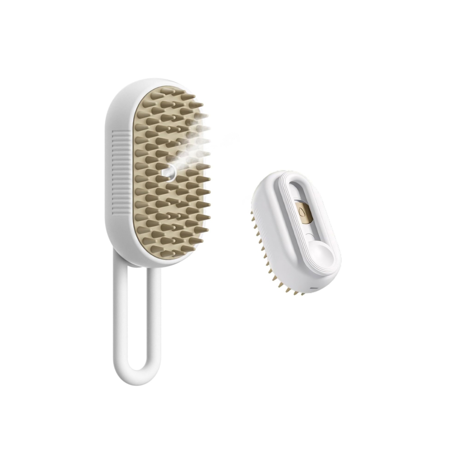 axGear Pet Grooming Brush Cat Dog Hair Cleaning Massage Comb w/ Water Liquid Inlet