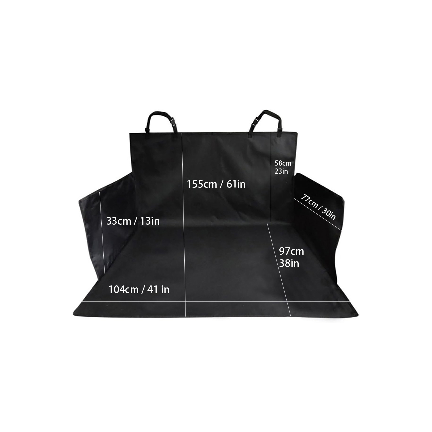 Tapis de coffre pour voiture pour chien de compagnie d'axGear couvre-siège étanche universel