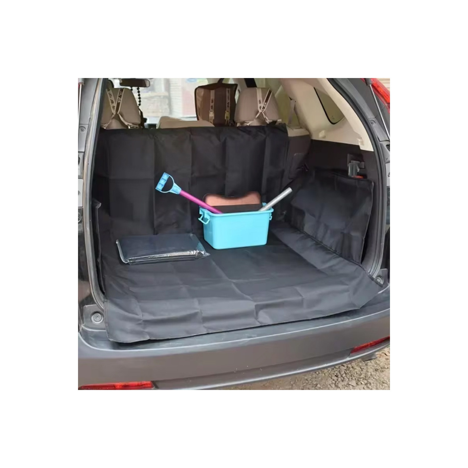 Tapis de coffre pour voiture pour chien de compagnie d'axGear couvre-siège étanche universel