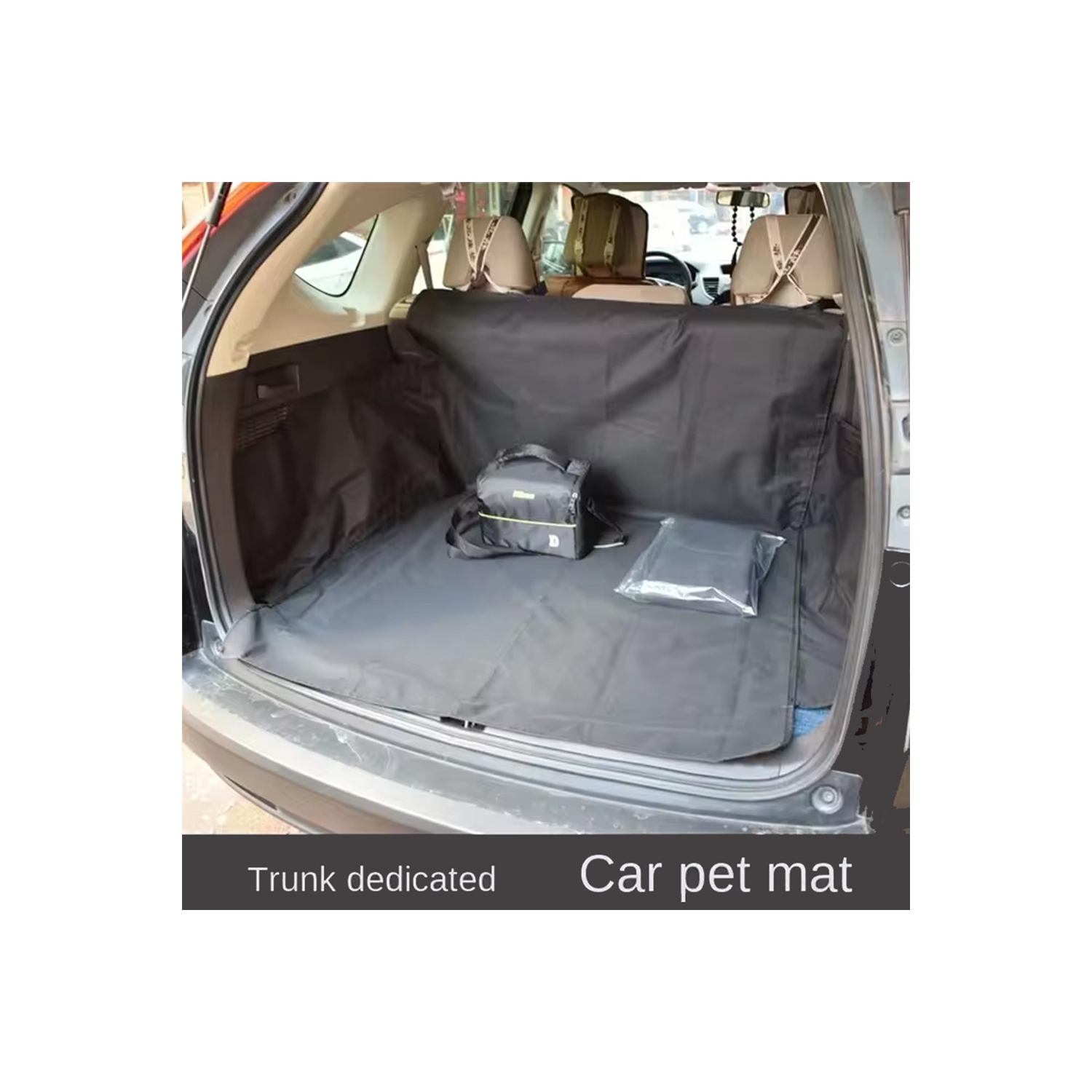 Tapis de coffre pour voiture pour chien de compagnie d'axGear couvre-siège étanche universel