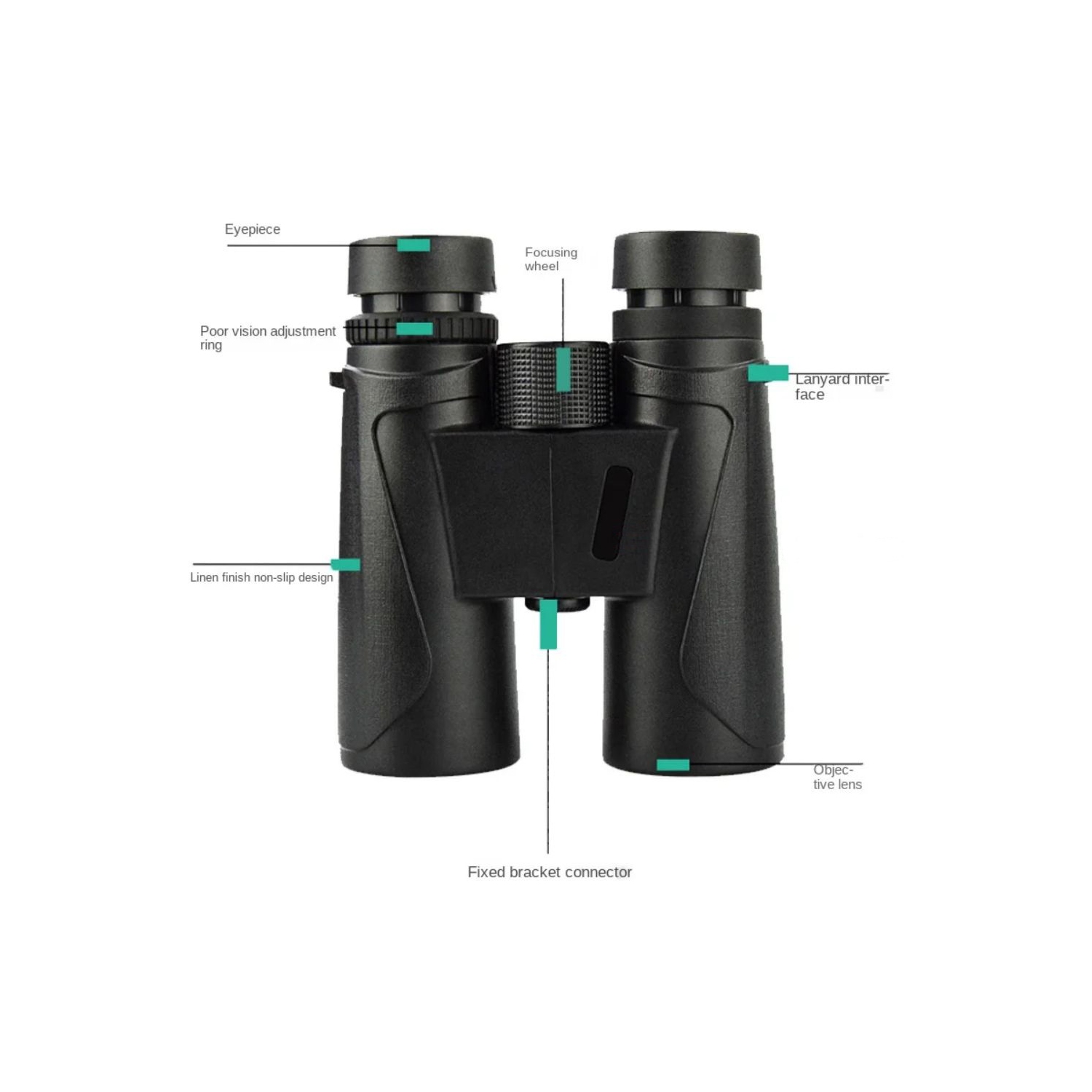 Jumelles 12 x 42&nbsp;mm télescope de chasse Zoom extérieur haute définition