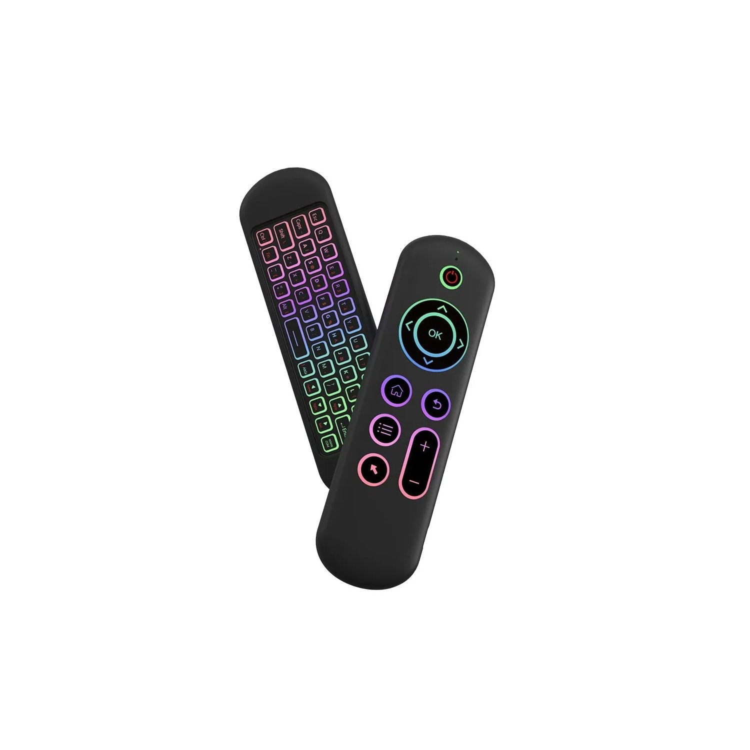 axGear Air Mouse Keyboard Remote 2.4G Bluetooth Wireless Backlit For Android PC