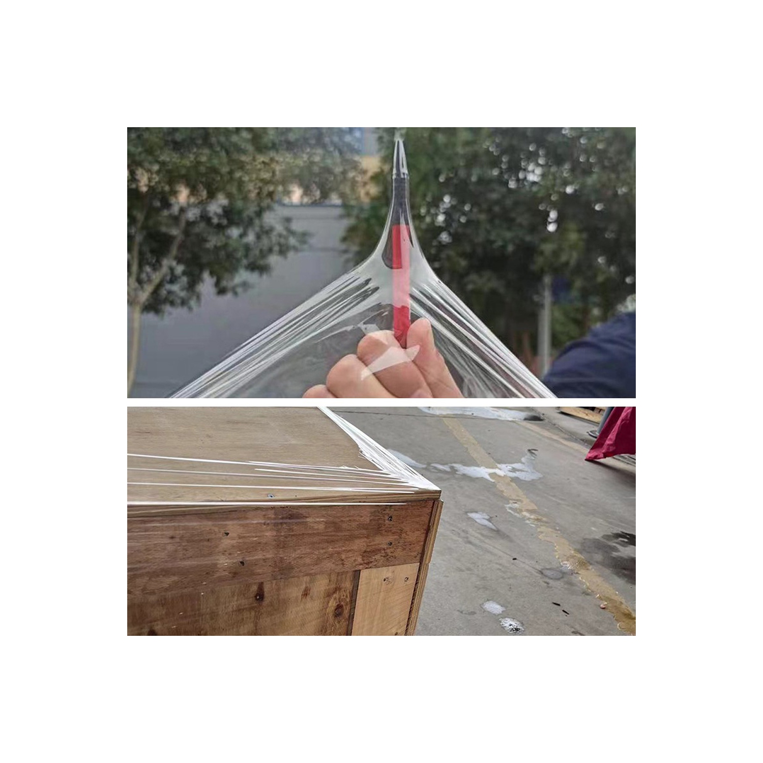 axGear Stretch Pallet Wrap Industrial Shrink Wrap Film 18 In x 853 Ft Handwrap Roll