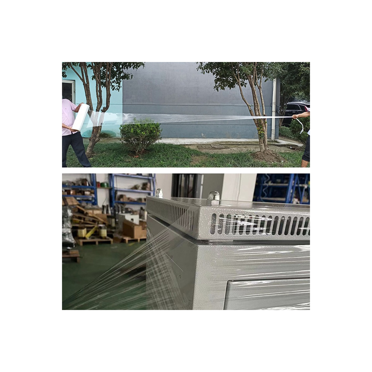 axGear Stretch Pallet Wrap Industrial Shrink Wrap Film 18 In x 853 Ft Handwrap Roll