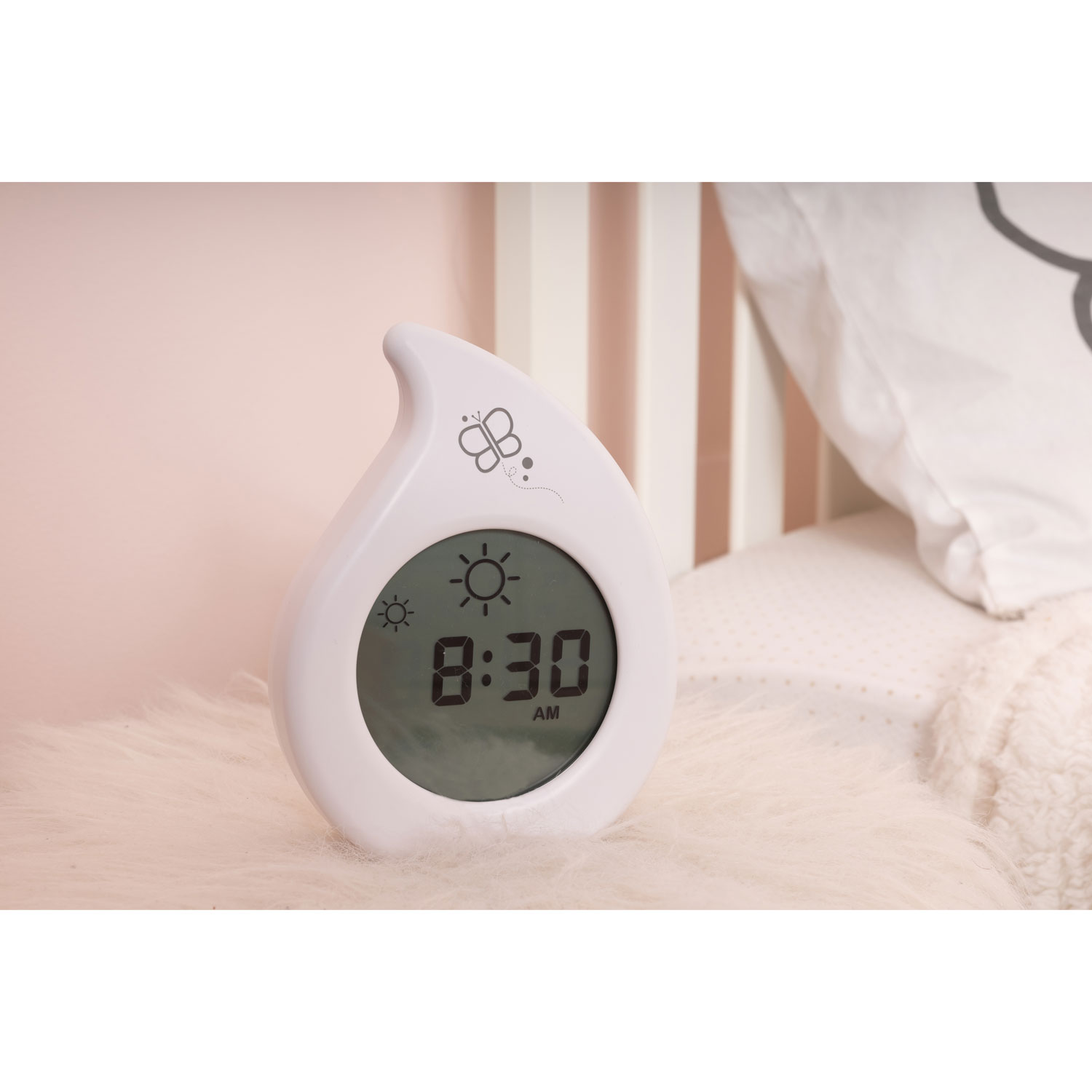 Réveille-matin d'entraînement au sommeil Klock de bbluv - Blanc