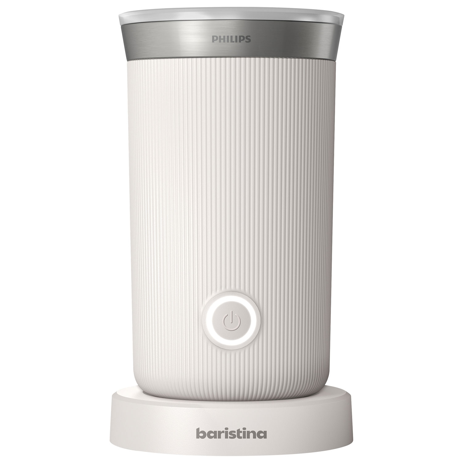 Philips Baristina Milk Frother - Milky White