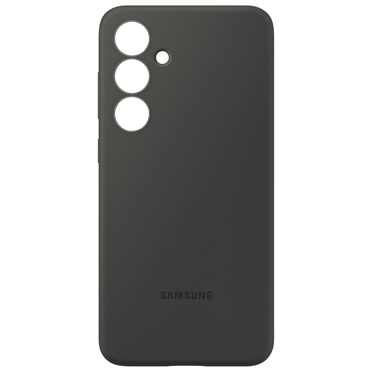 Samsung Silicone Fitted Soft Shell Case for Galaxy S24 FE - Black