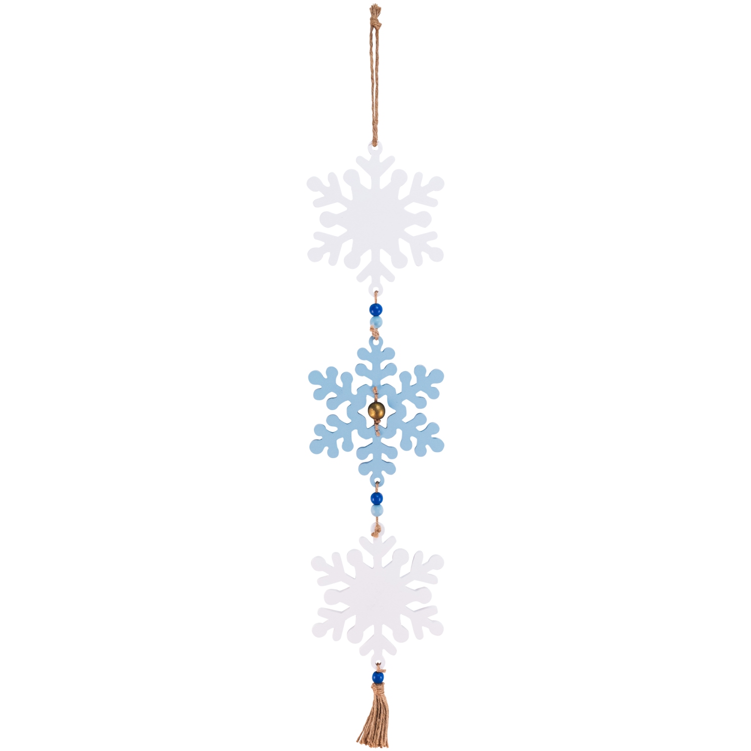 Affiche murale de Noël scintillante Joy Snowflakes - 26 po