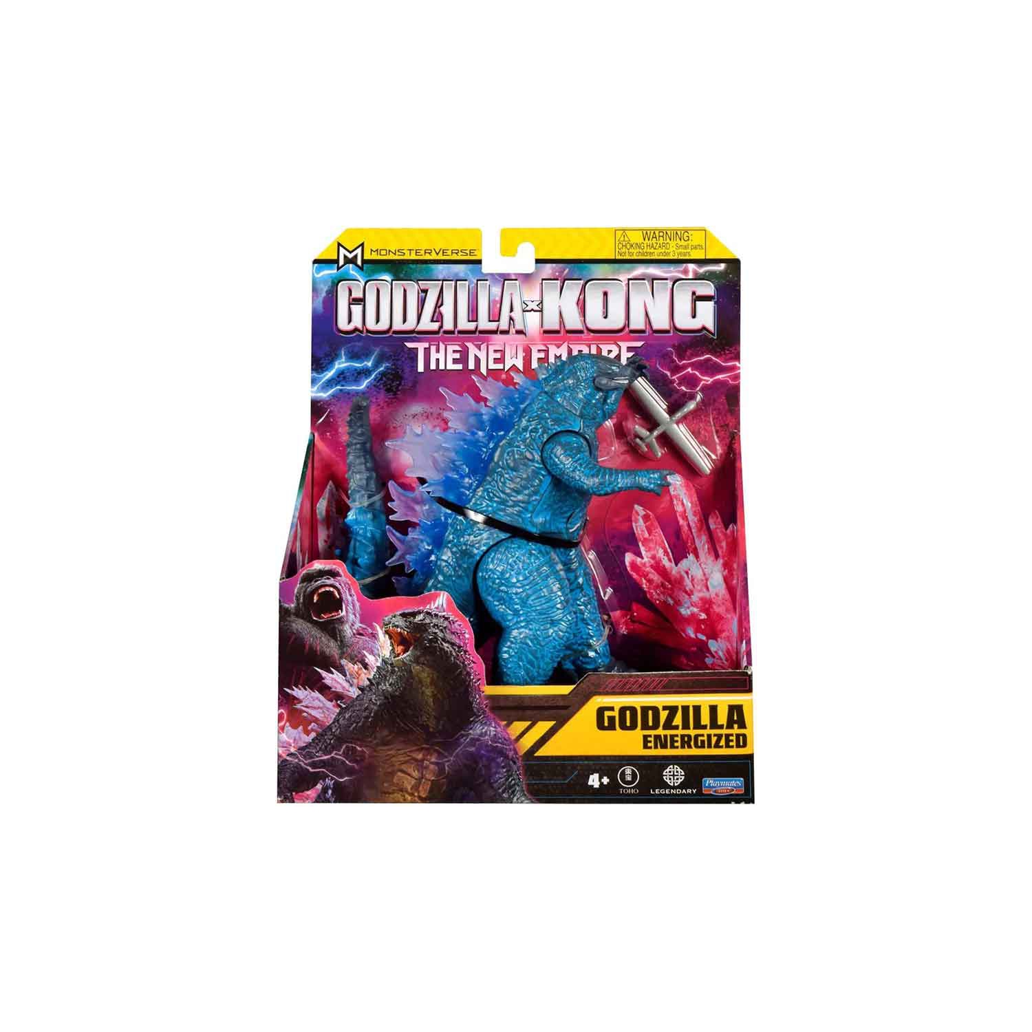 Godzilla X Kong Monsterverse 6 Inch Action Figure Basic Series - Godzilla Energized