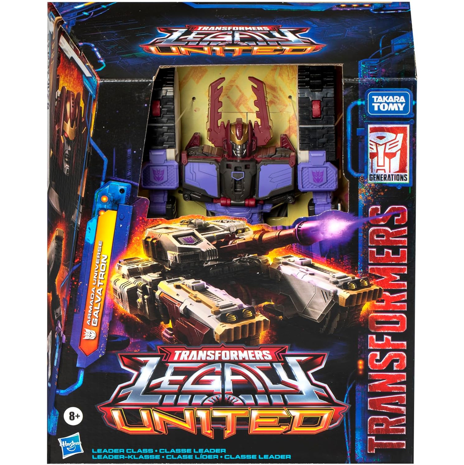 Transformers Legacy United 8 pouces classe de chef de file - Galvatron