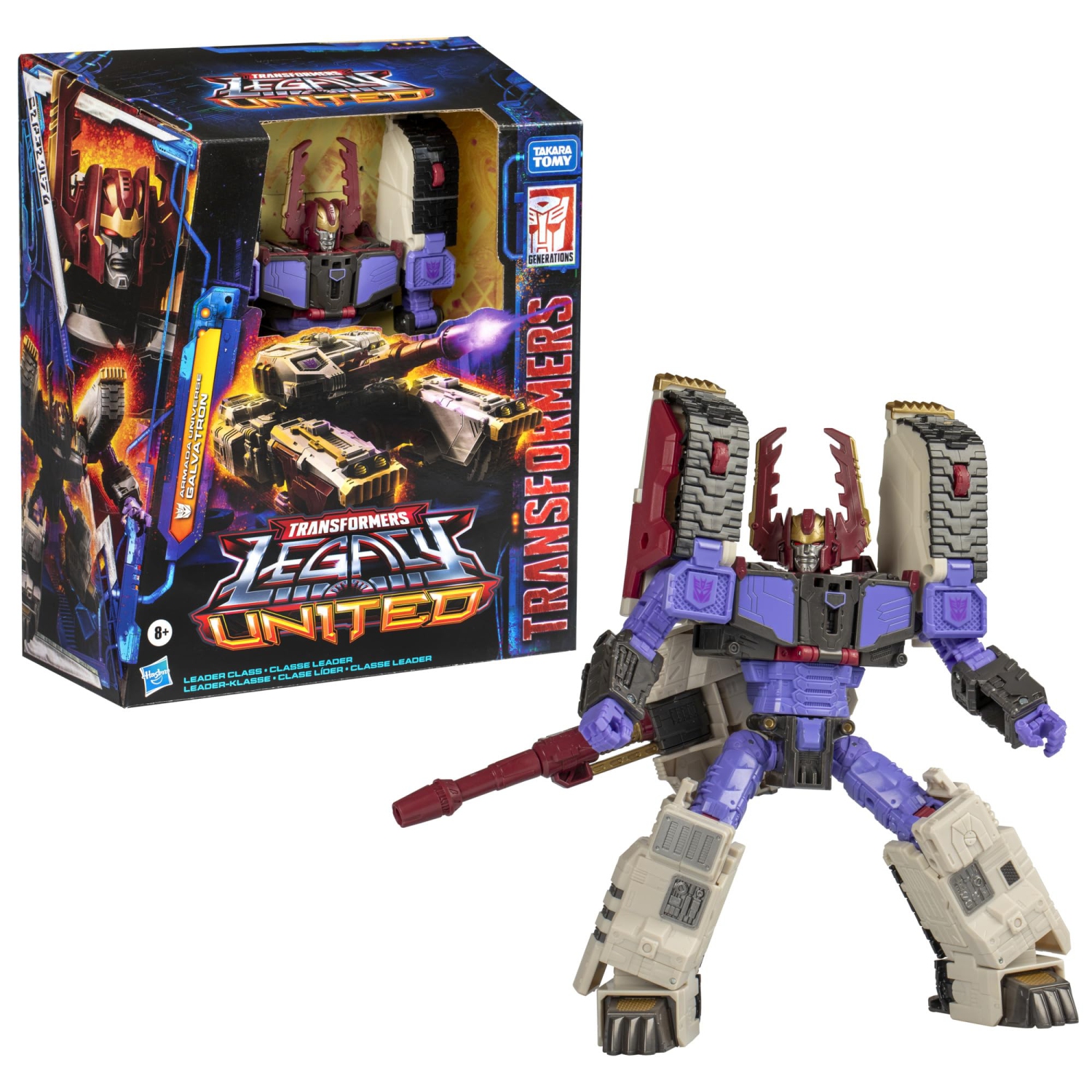 Transformers Legacy United 8 pouces classe de chef de file - Galvatron