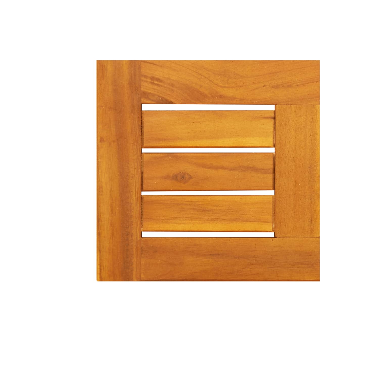 Surface de table vidaXL 40 x 40 x 40 x 40 po en acacia massif carré de 2&nbsp;cm