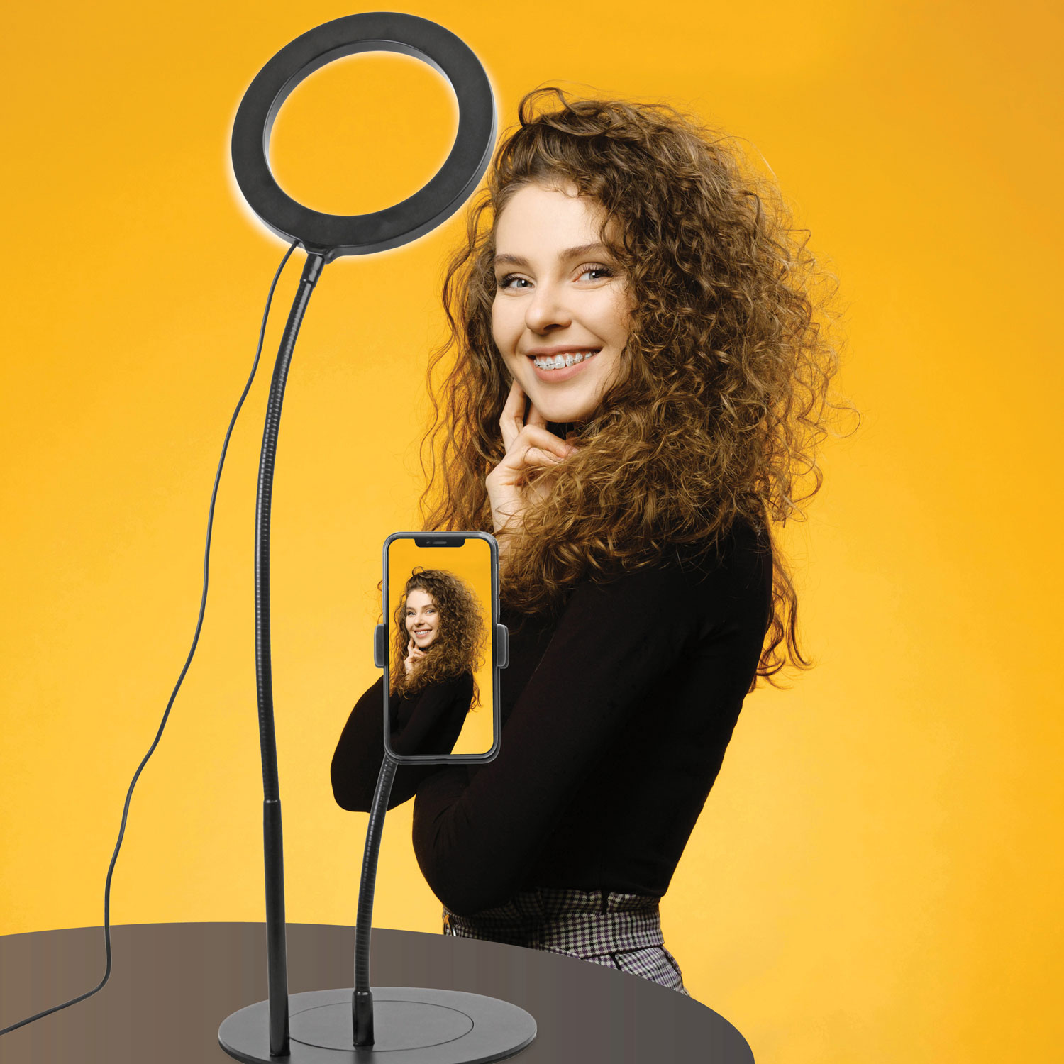 Mobifoto Mobilite 6" Desktop LED Ring Light