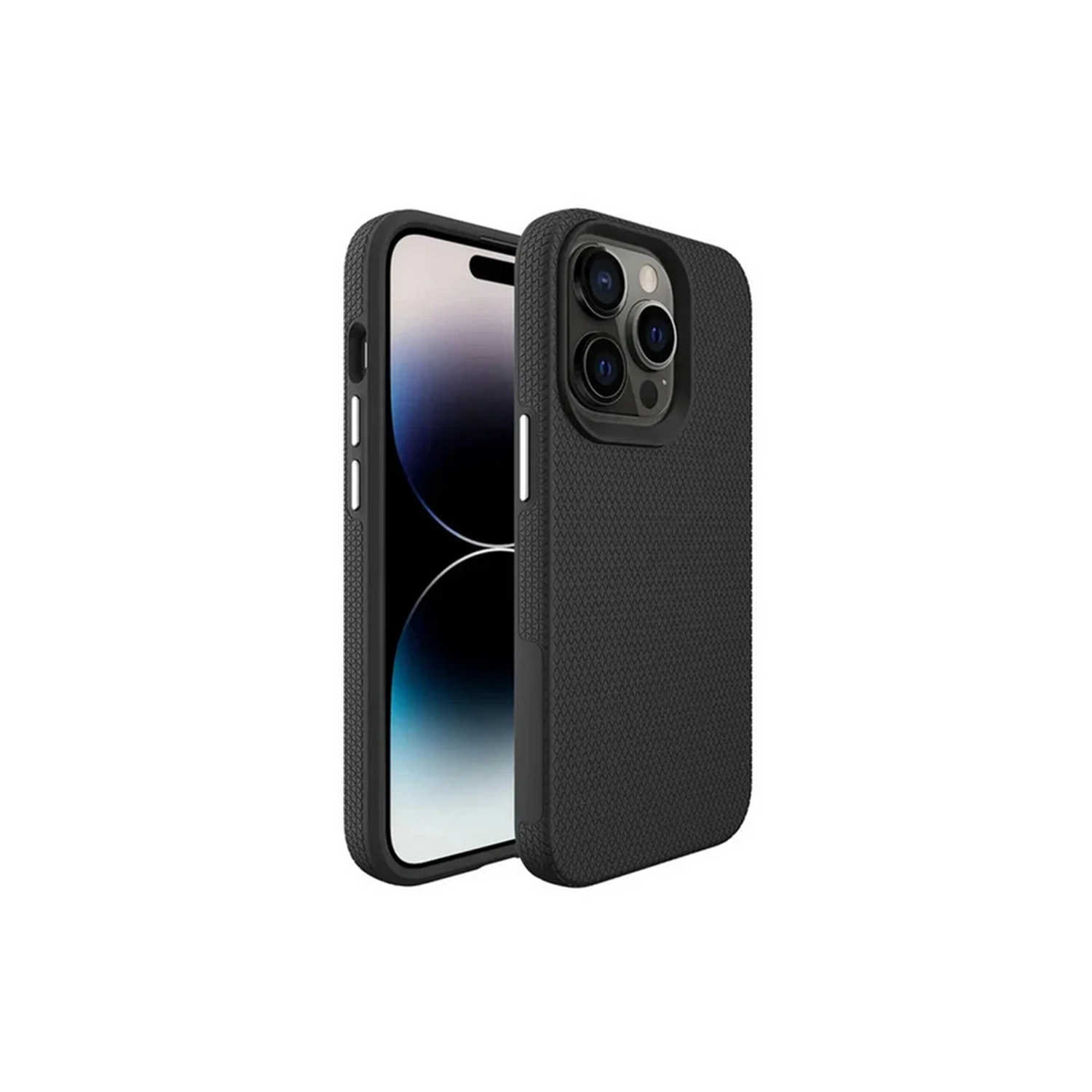 [CS] Slim Fitted Hard PC Shell Scratch Resistant Case Cover for iPhone 16 Pro, Black