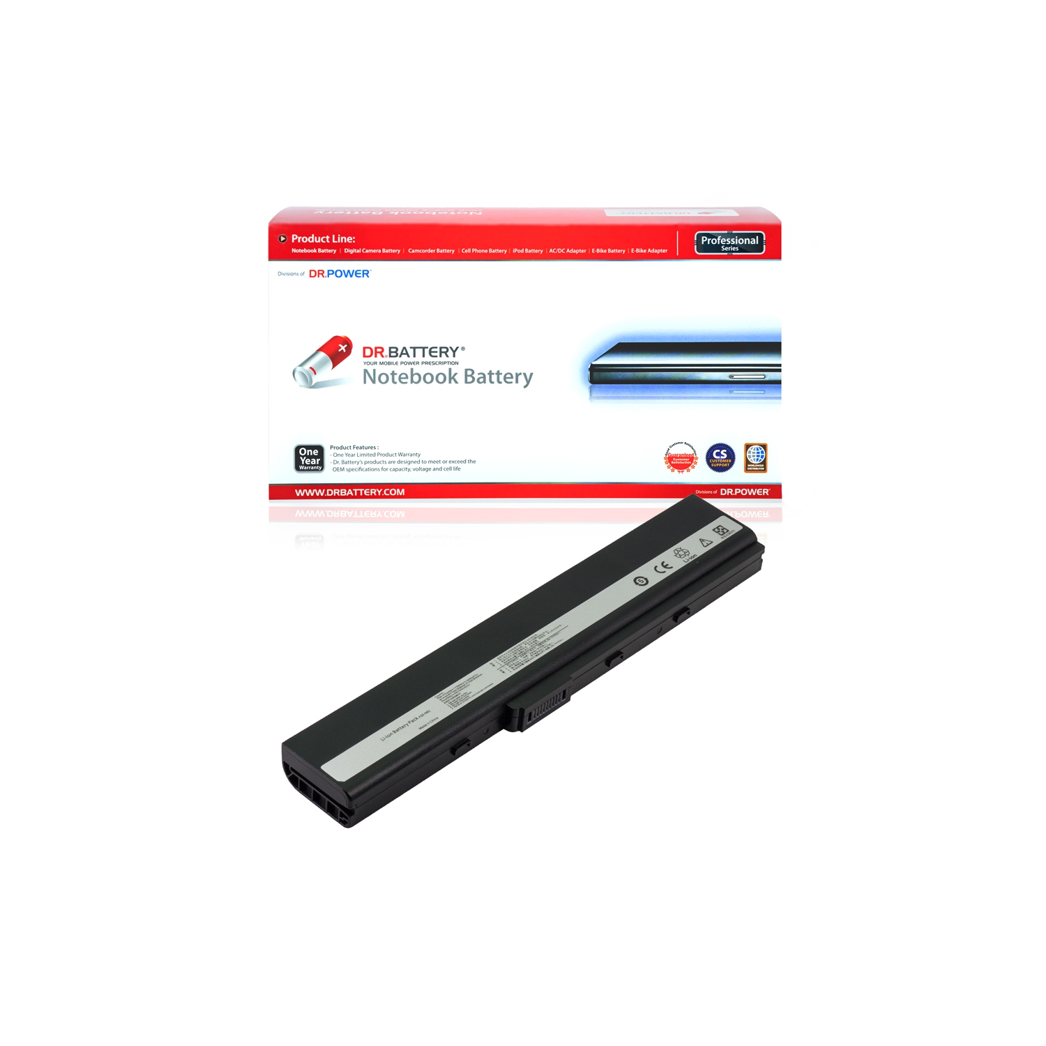 DR. BATTERY A32-N82 A42-N82 Battery for Asus A40J A40Ja A40Je A40Jp N82E N82EI N82J N82JG N82JQ N82JV **Free Shipping