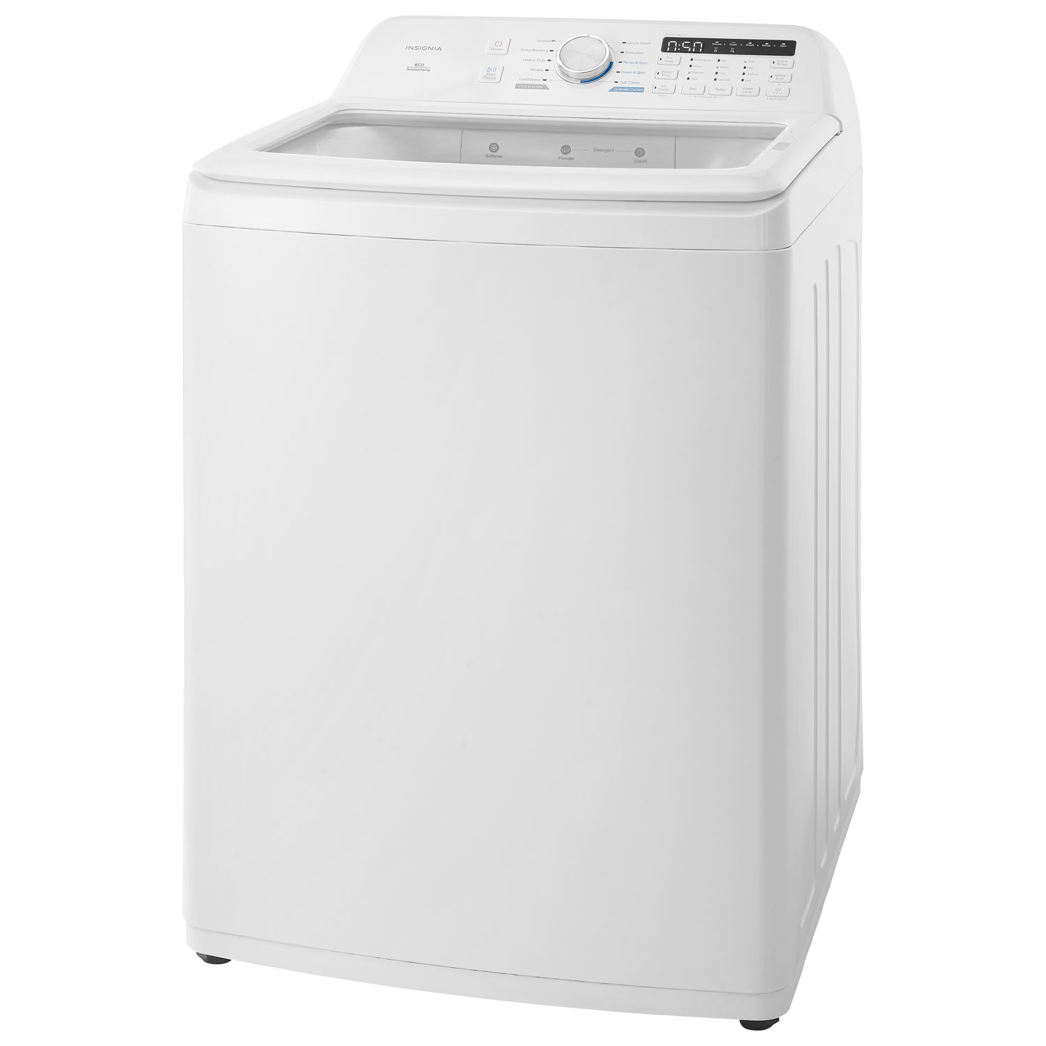 Insignia 4.7 Cu. Ft. High Efficiency Top Load Washer - White - Only at Best Buy