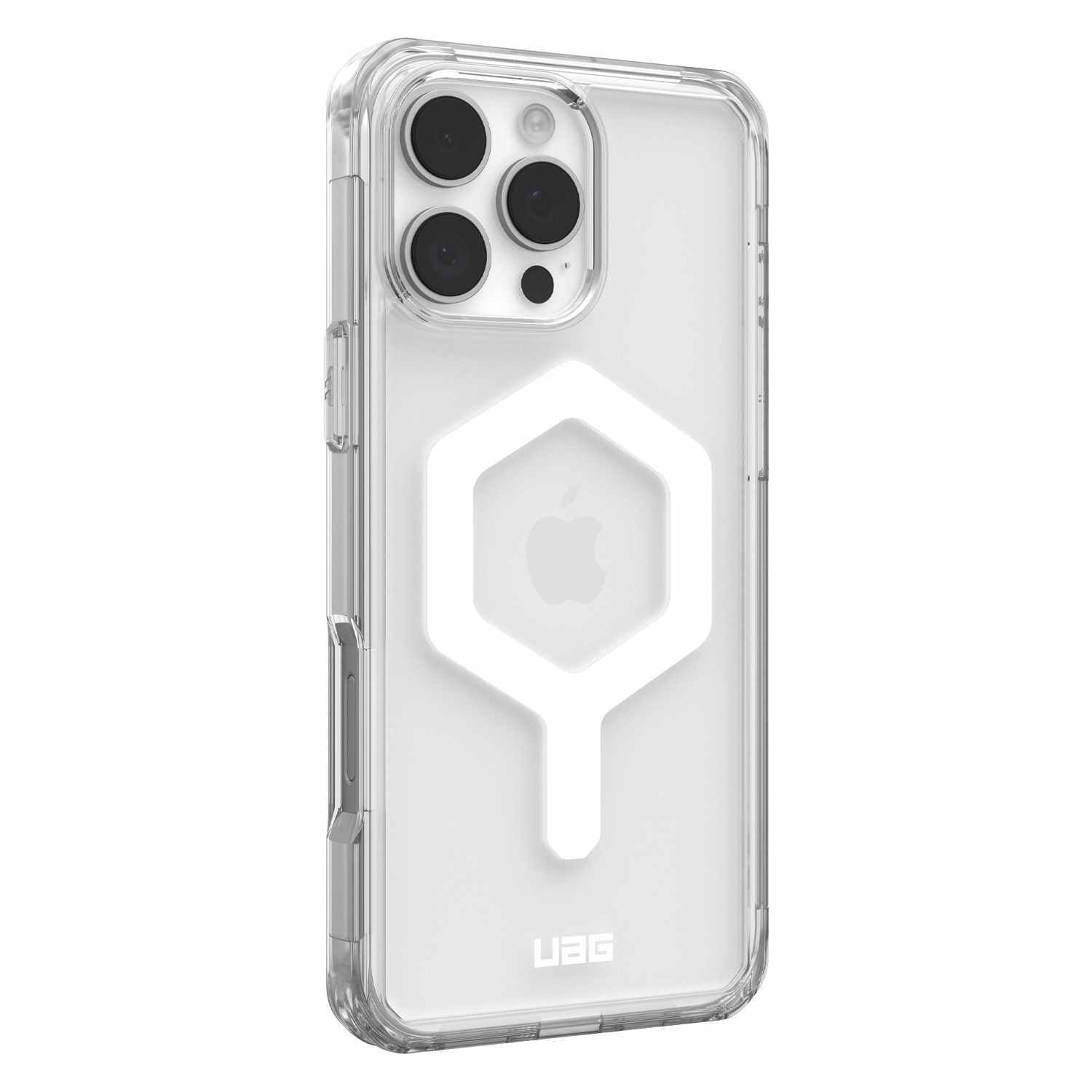 UAG – Étui robuste Plyo MagSafe | Conçu pour iPhone 16 Pro Max | Glace/Blanc