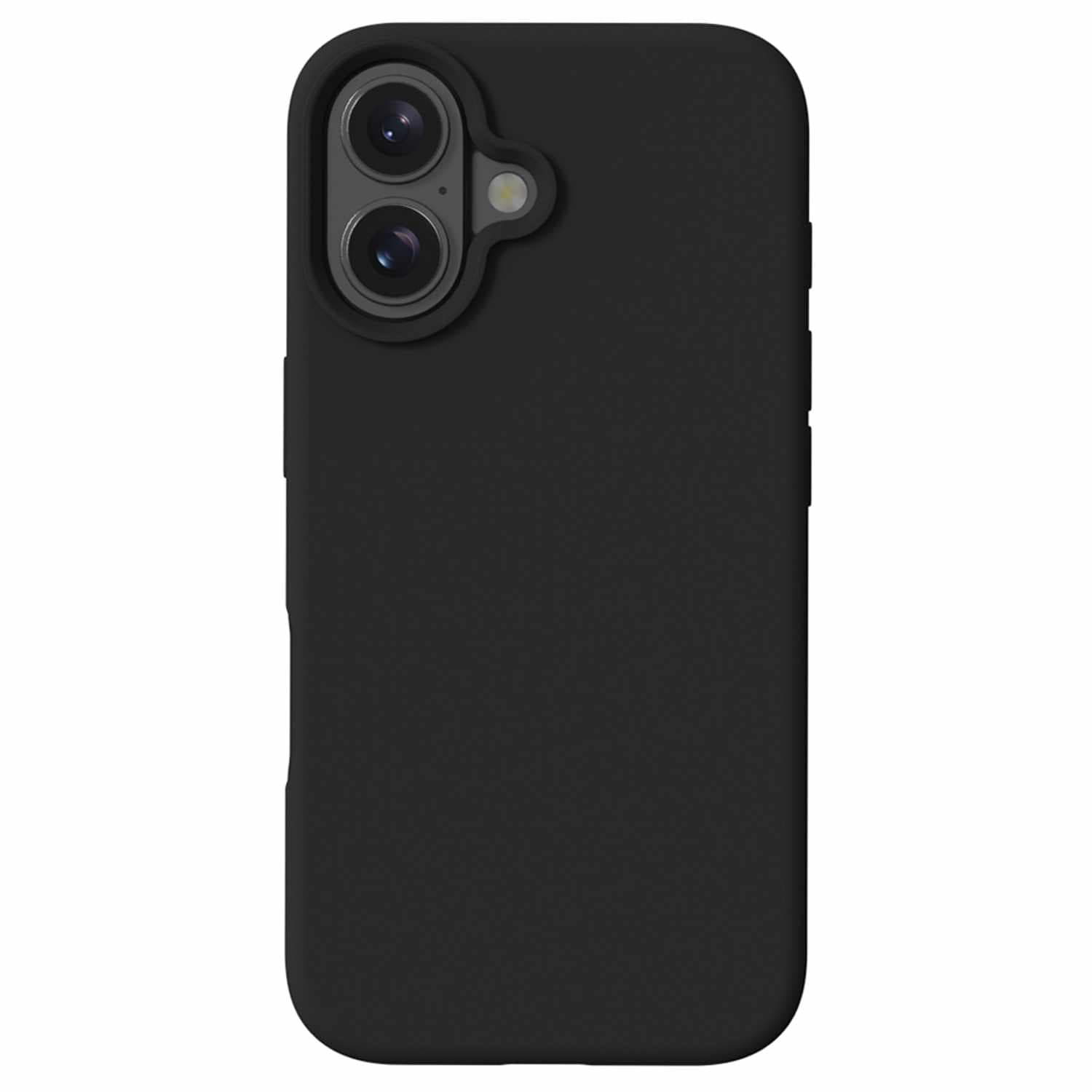 Blu Element Silicone Slim Case with MagSafe for iPhone 16 Plus - Protective and Grippy - Black