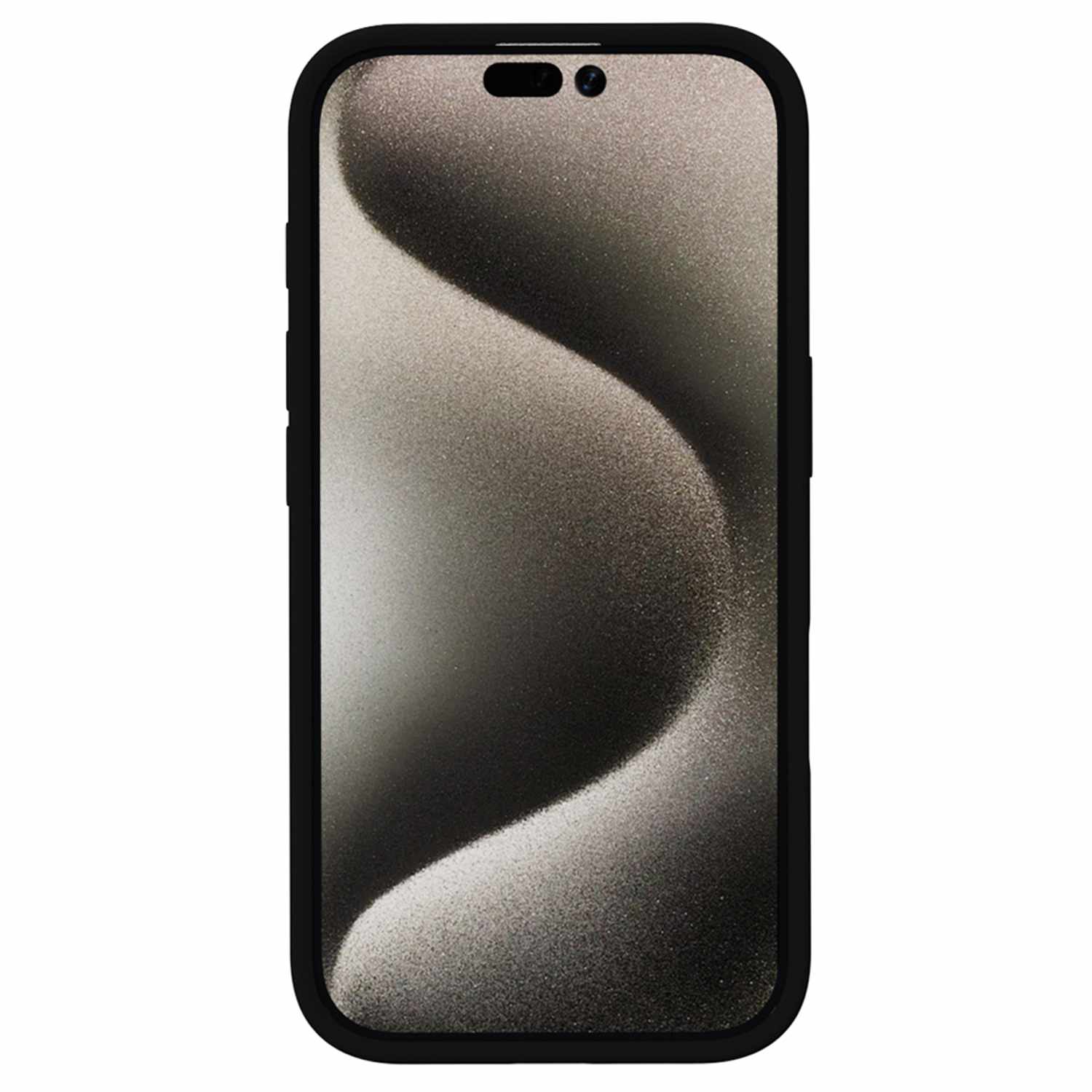 Blu Element Silicone Slim Case with MagSafe for iPhone 16 Plus - Protective and Grippy - Black