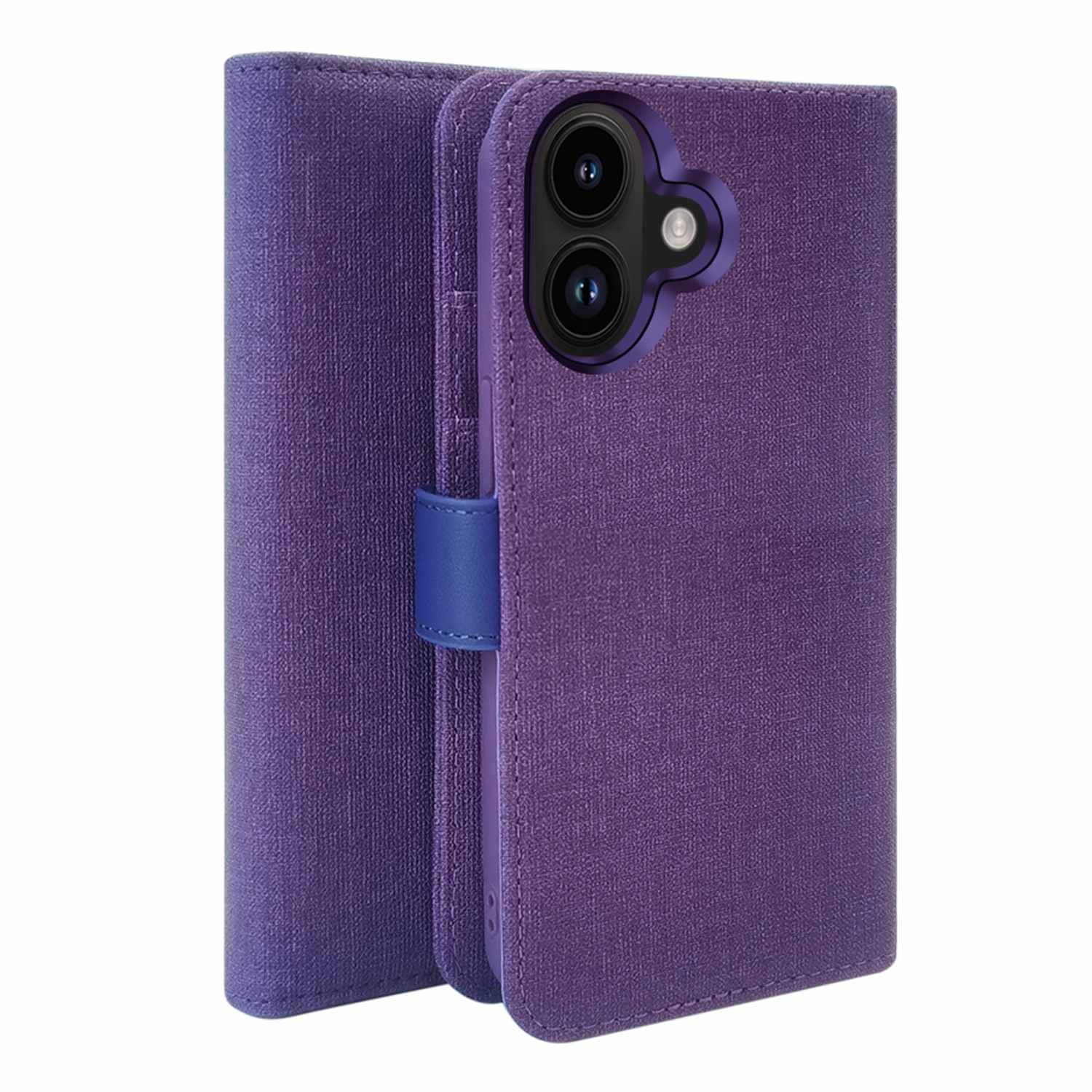 Blu Element Folio 2 in 1 iPhone 16 Deep Purple