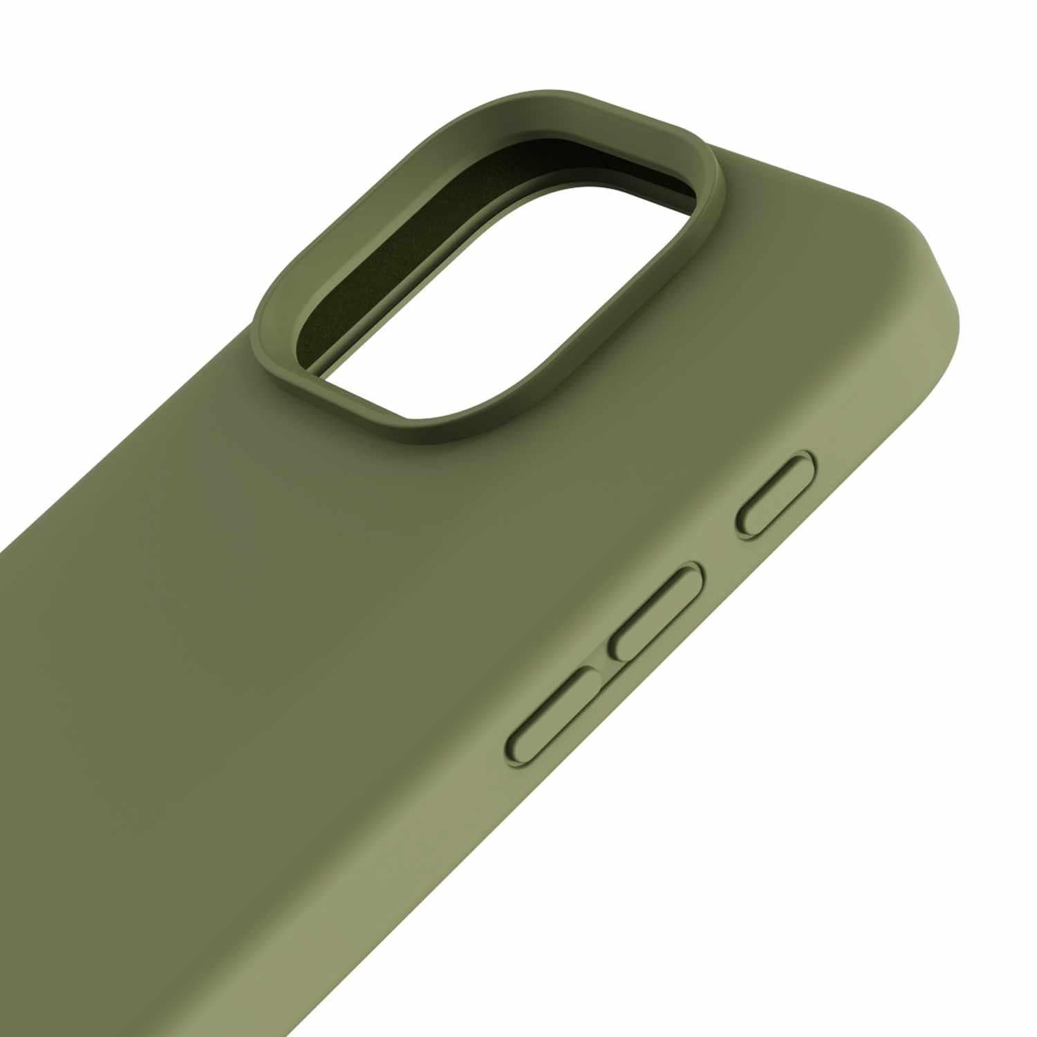 Blu Element Silicone w/MagSafe Olive Slim Case for iPhone 16 Pro Max