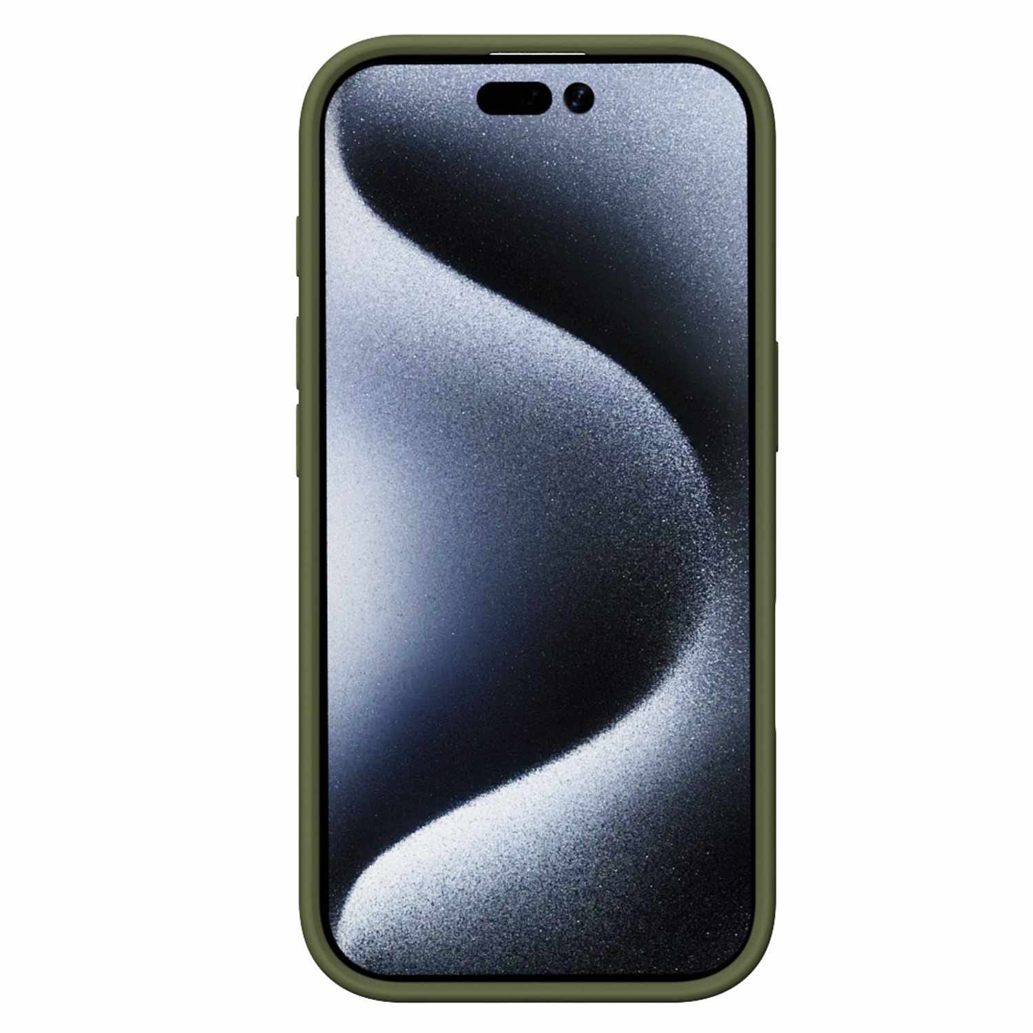 Blu Element Silicone w/MagSafe Olive Slim Case for iPhone 16 Pro Max