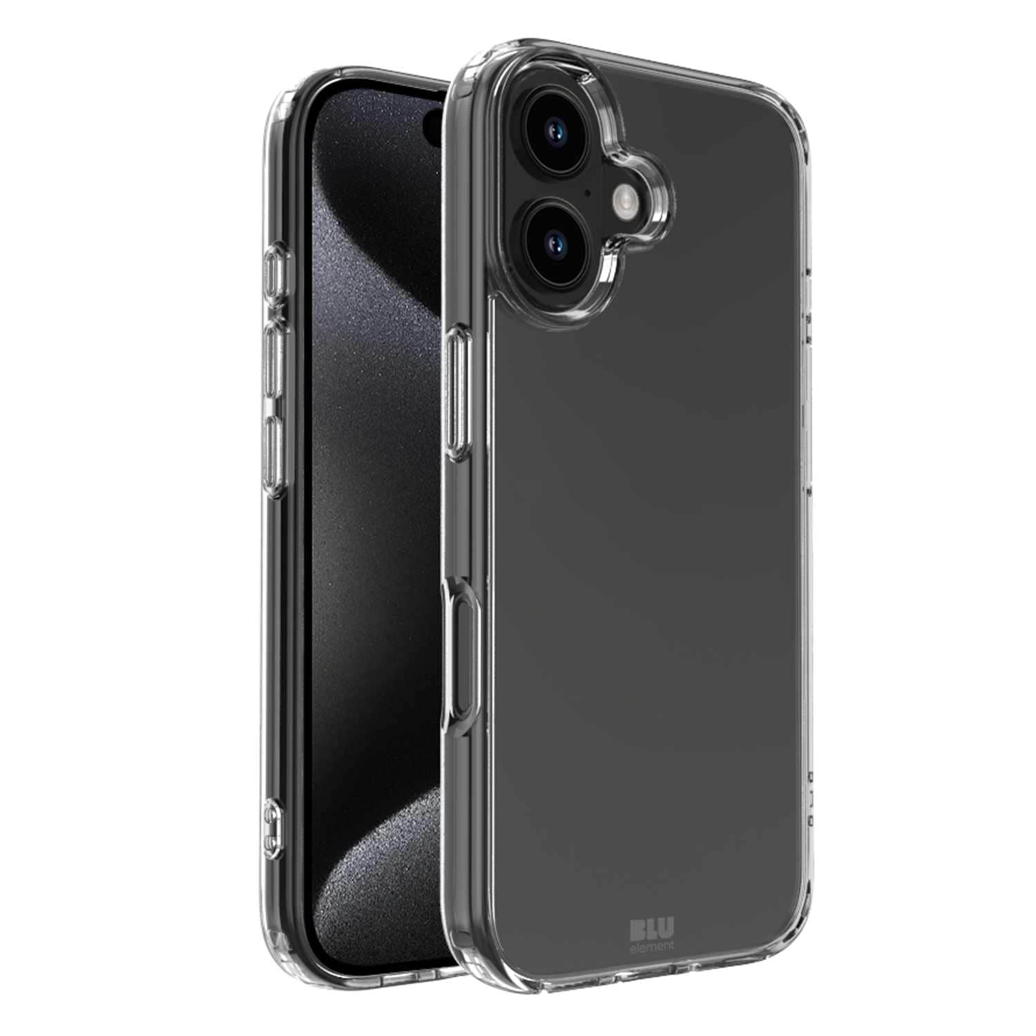 Blu Element – Étui DropZone Air pour iPhone 16 Plus, transparent