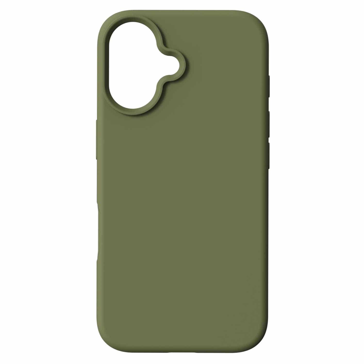 Blu Element Silicone Slim Case with MagSafe for iPhone 16 Plus - Olive