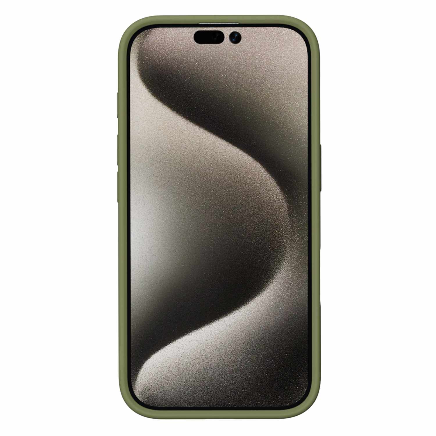 Blu Element Silicone Slim Case with MagSafe for iPhone 16 Plus - Olive
