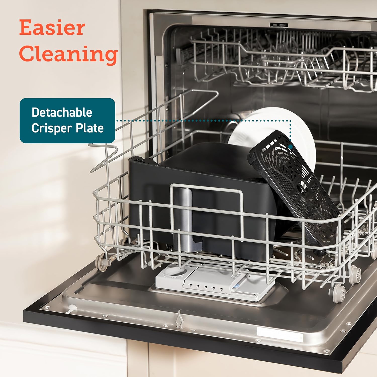 COSORI 6.8Qt Air Fryer, 12-in-1 Dual Blaze for 360° Crispy Meals, No Shaking & Preheating to Fast Cooking with Bake, Roast, Broil, 100+In-App