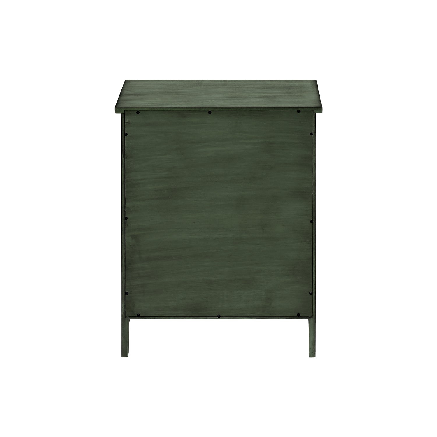 Monarch Specialties I 3948 - Accent Table, Nightstand, Storage Drawer, End, Side Table, Bedroom, Lamp, Storage, Antique Green Veneer, Transitional
