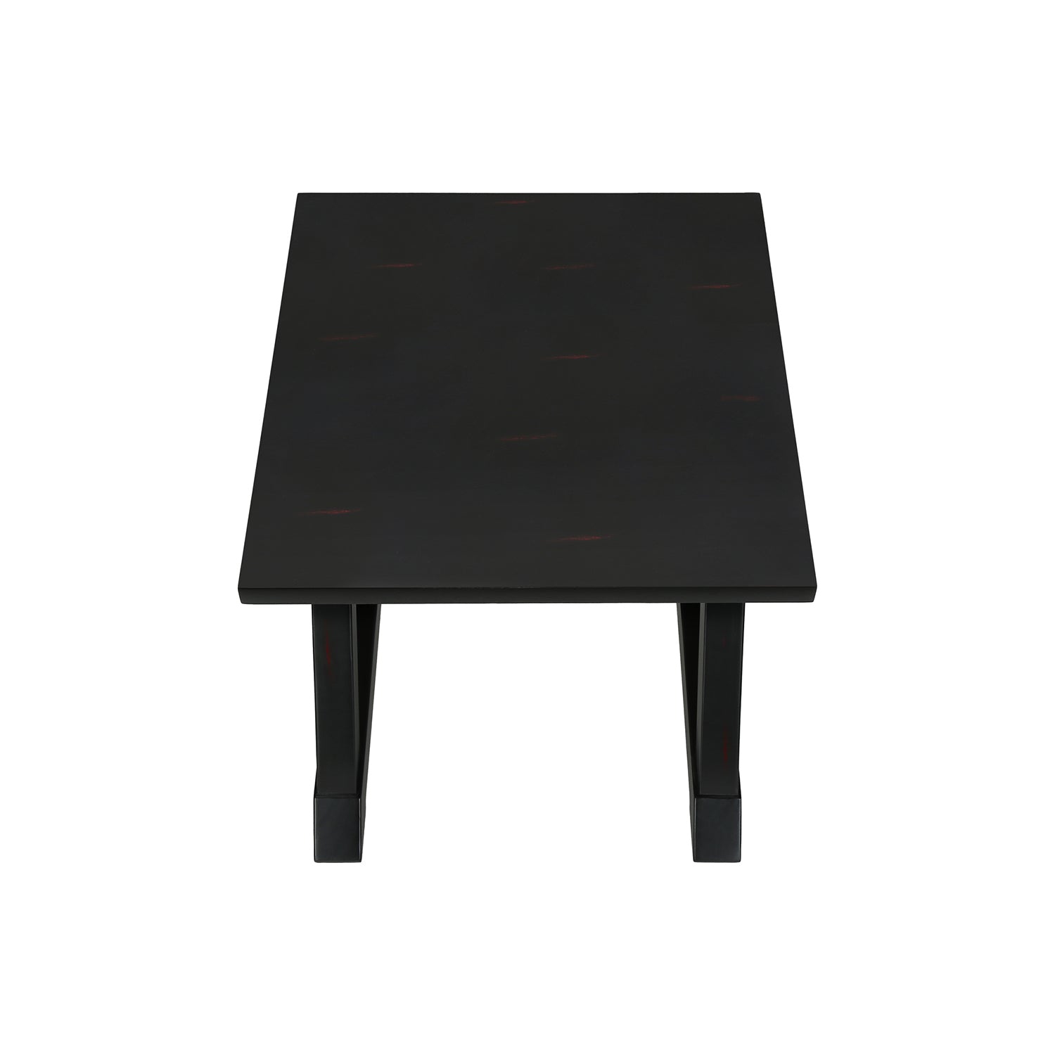 Monarch Specialties I 3987 - Accent Table, End, Side Table, Square, Nightstand, Bedroom, Lamp, Black Veneer, Transitional
