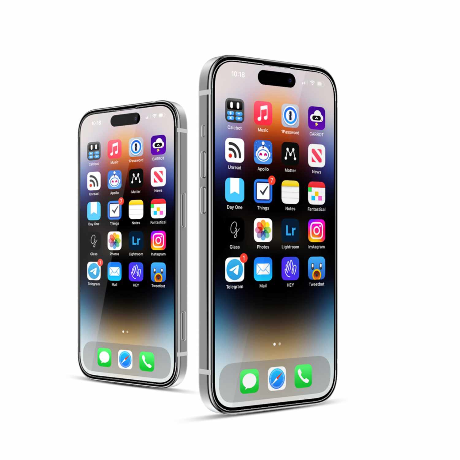 22 Cases Protecteur d'écran en verre trempé | Conçu pour iPhone 16 Plus