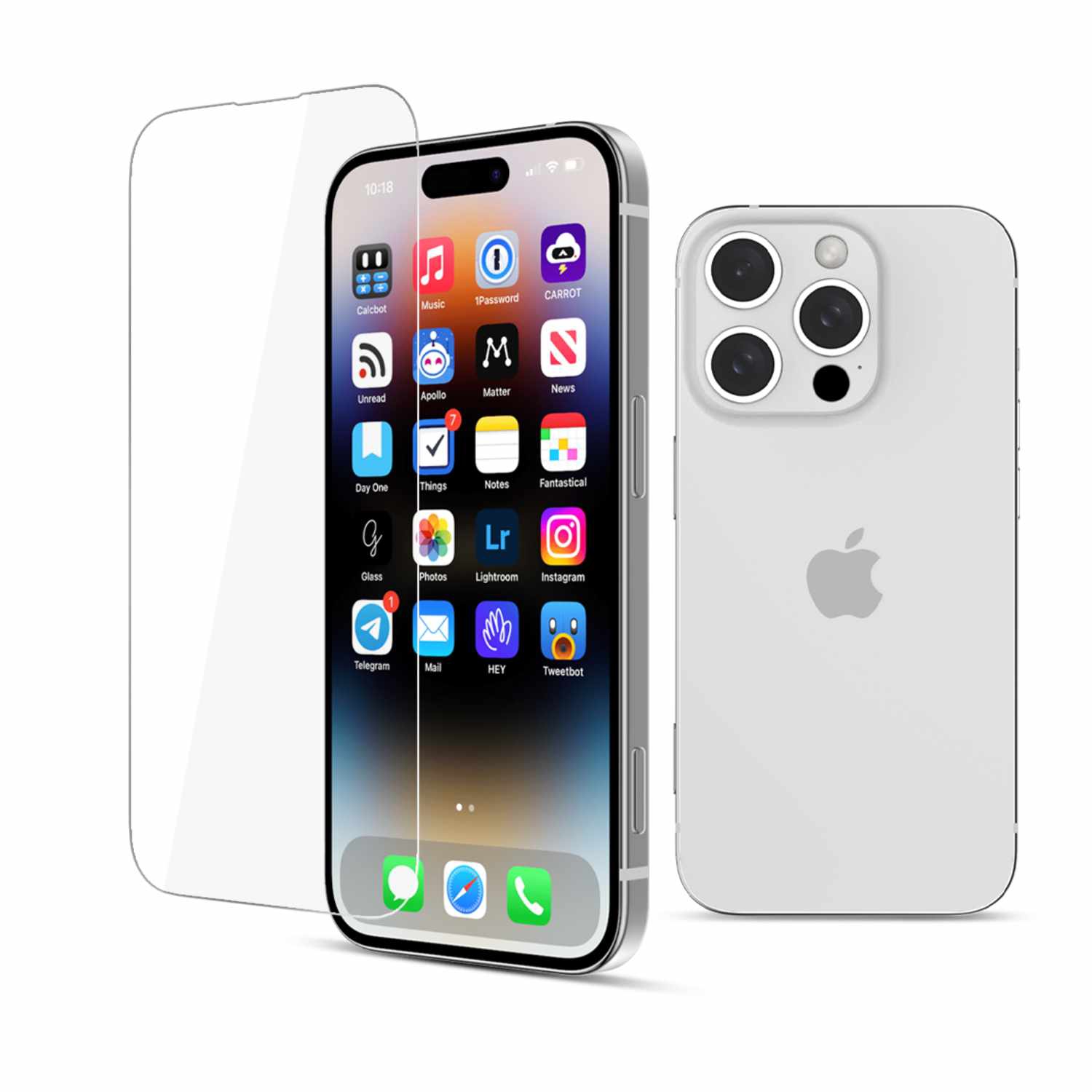 22 cases Tempered Glass Screen Protector | Made for iPhone 16 Pro Max