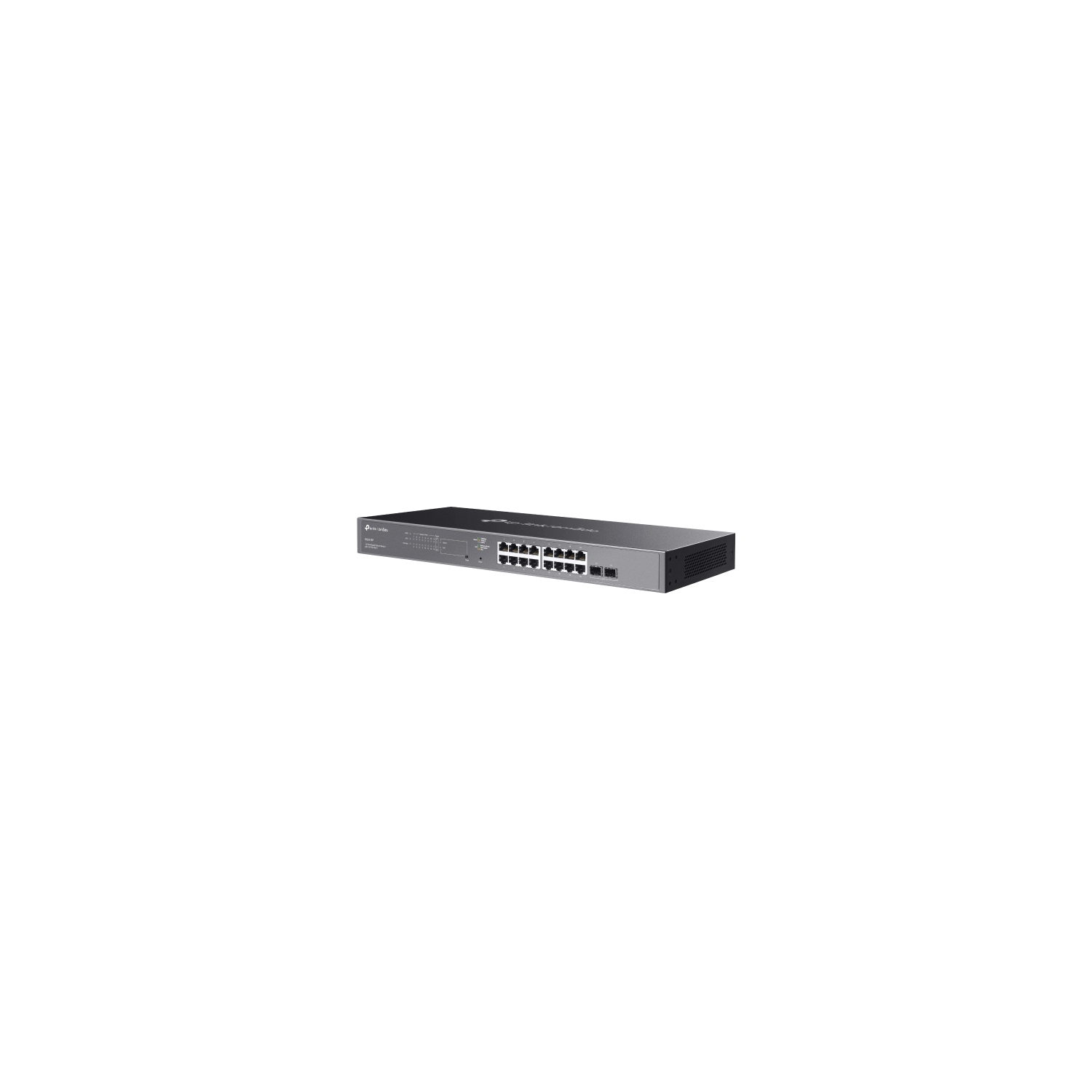 TP-Link TL-SG2218P 16 Port Gigabit Smart Managed PoE Switch | 16 PoE+ Ports @150W, 2 SFP Slots, Support Omada SDN, PoE Recovery, IPv6, Static Routing