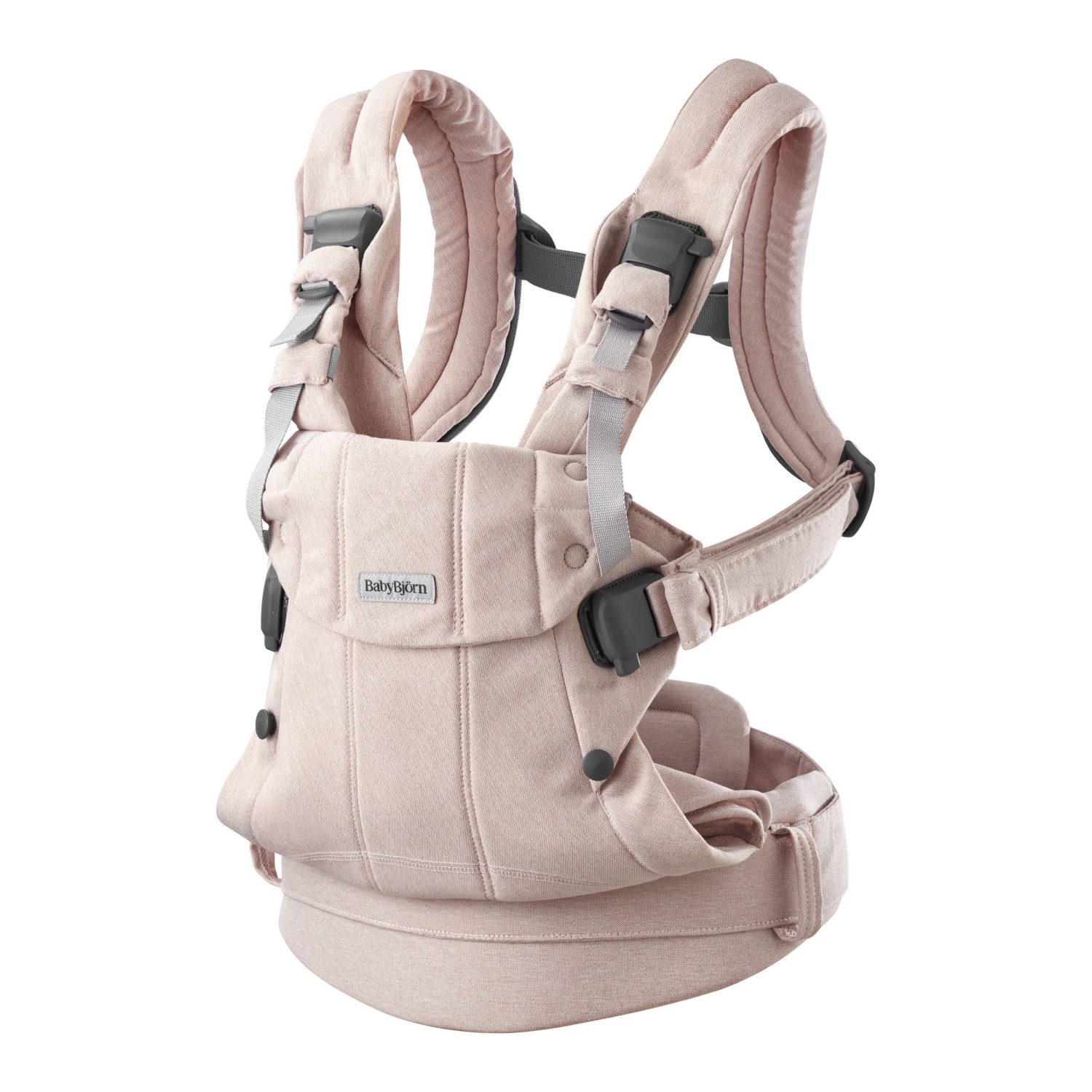 Porte-bébé Harmony de BabyBjorn en tissu mélangé tissé - Rose pâle
