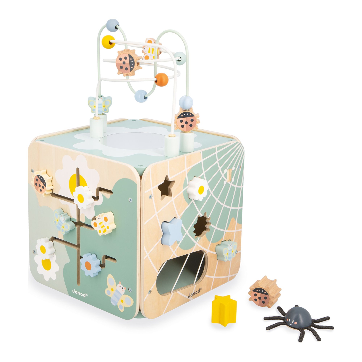 Janod Multi-Activity Maxi Cube - Sweet Cocoon