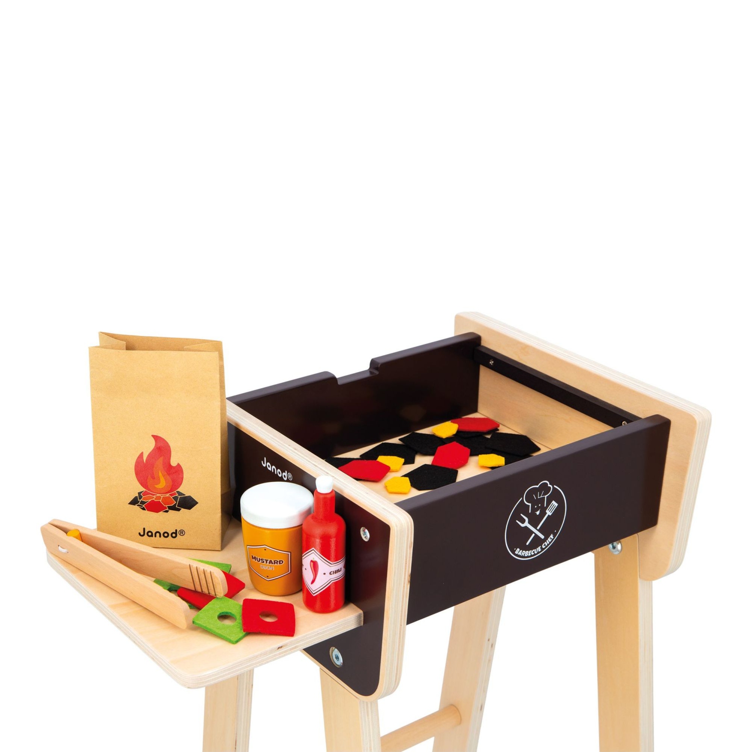Ensemble de jouets en bois pour barbecue de Janod