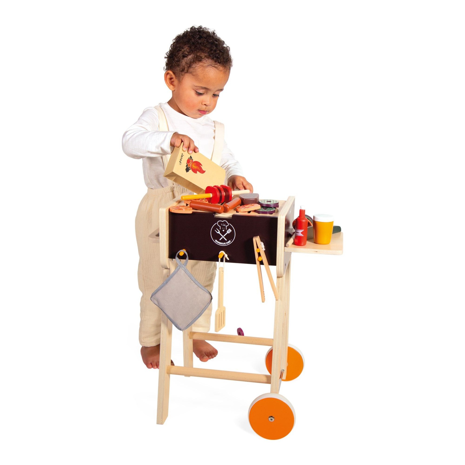 Ensemble de jouets en bois pour barbecue de Janod
