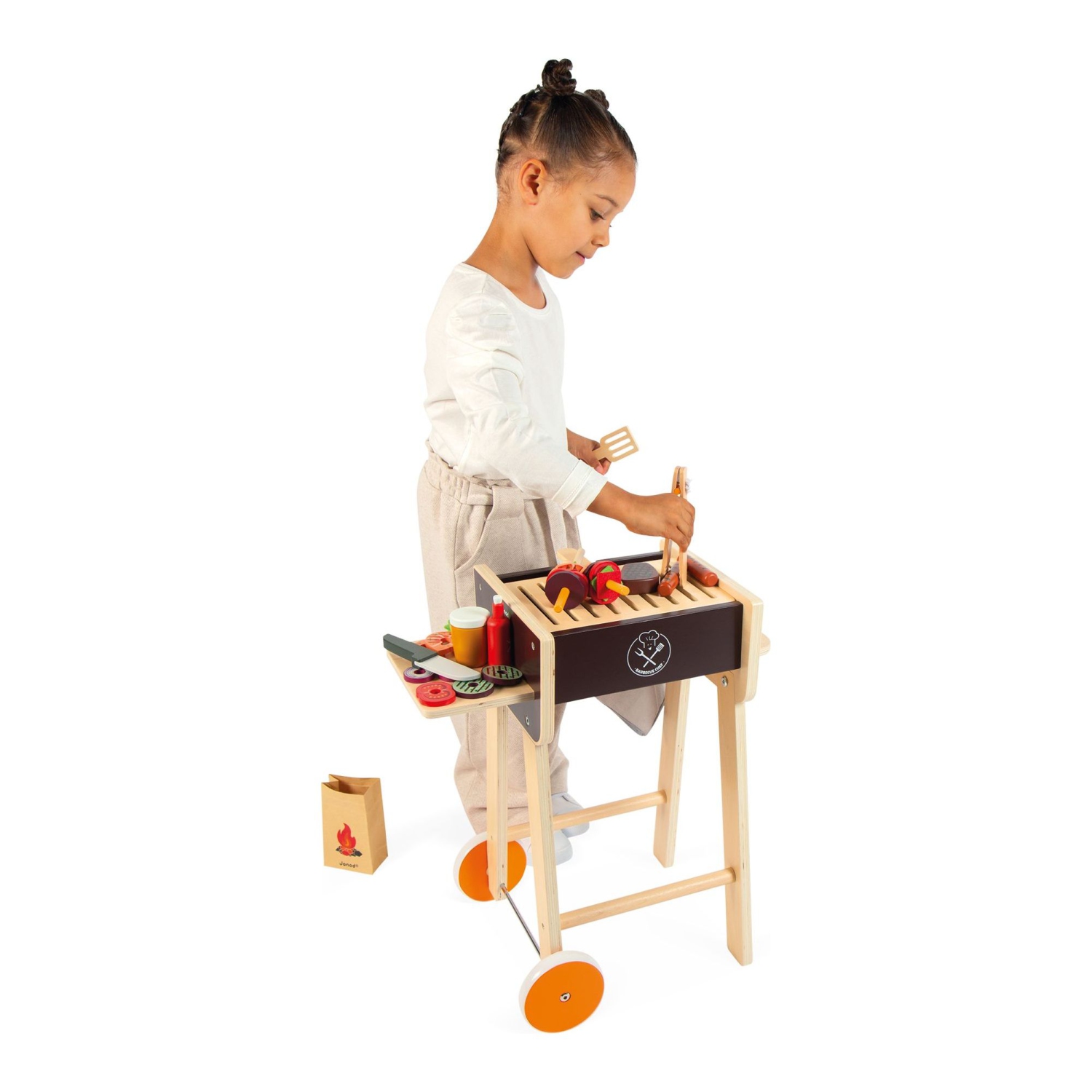 Ensemble de jouets en bois pour barbecue de Janod